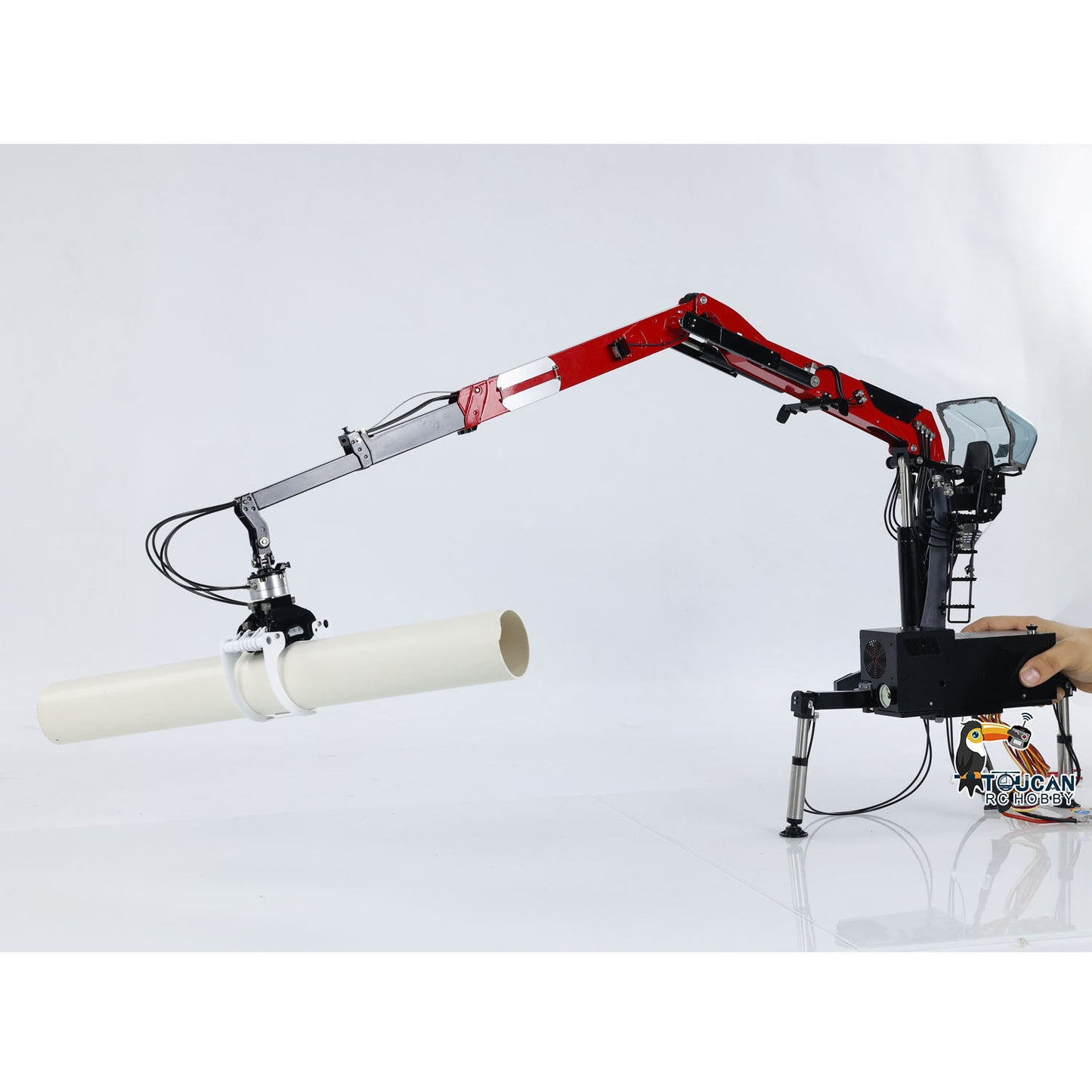 IN STOCK 1/14 LESU Hydraulic RC Timber Crane Trailer RTR/KIT Ver