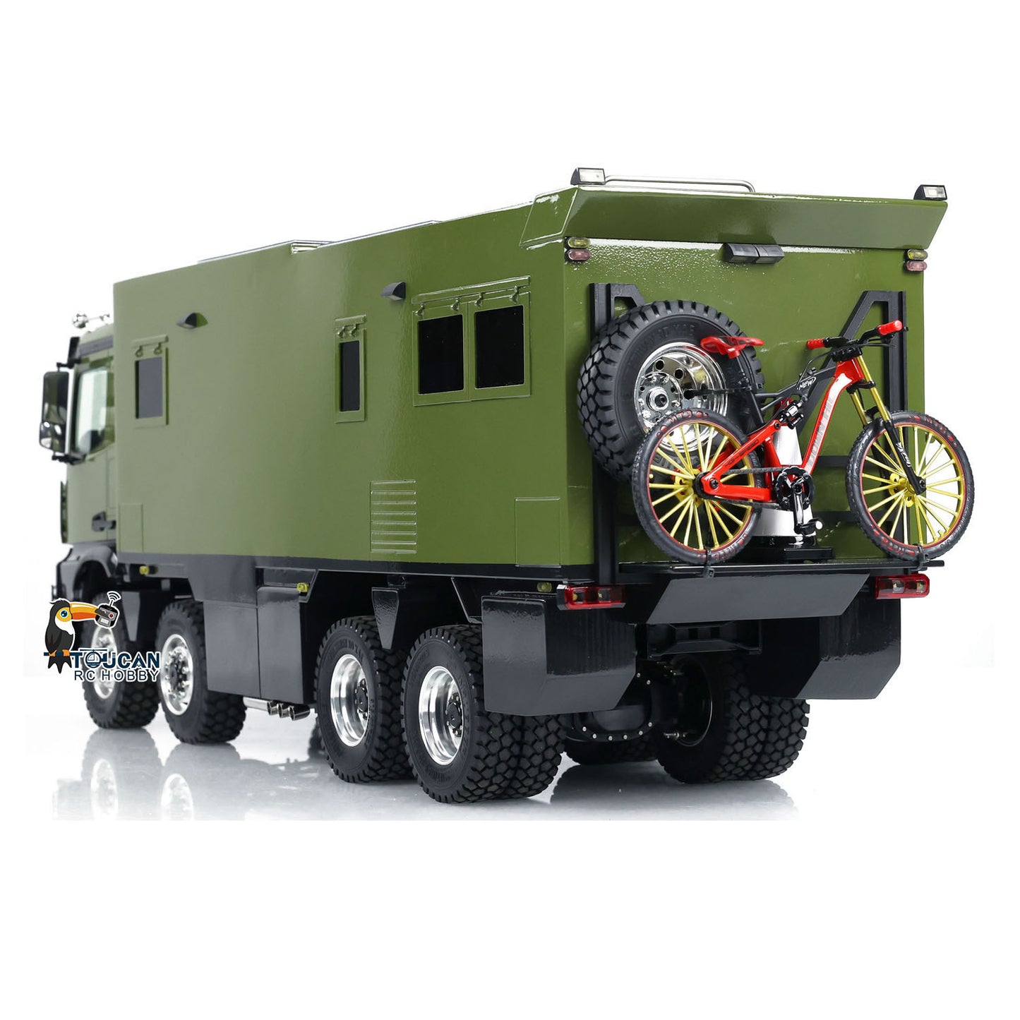 1/14 Metallchassis RC Freizeitfahrzeug 8x8 Ferngesteuerter Tourenwagen