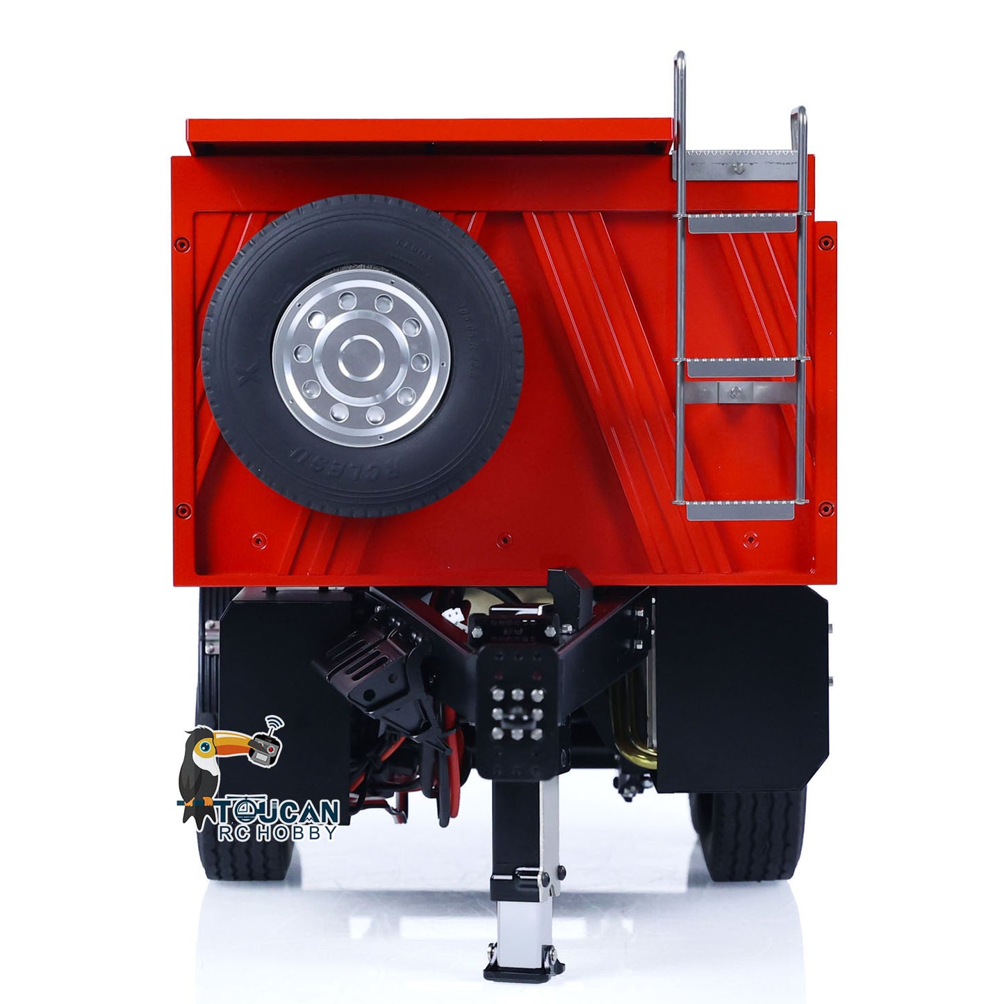 Metal LESU 1/14 RC Trailers 2-Axle Hydraulic Self-dumping