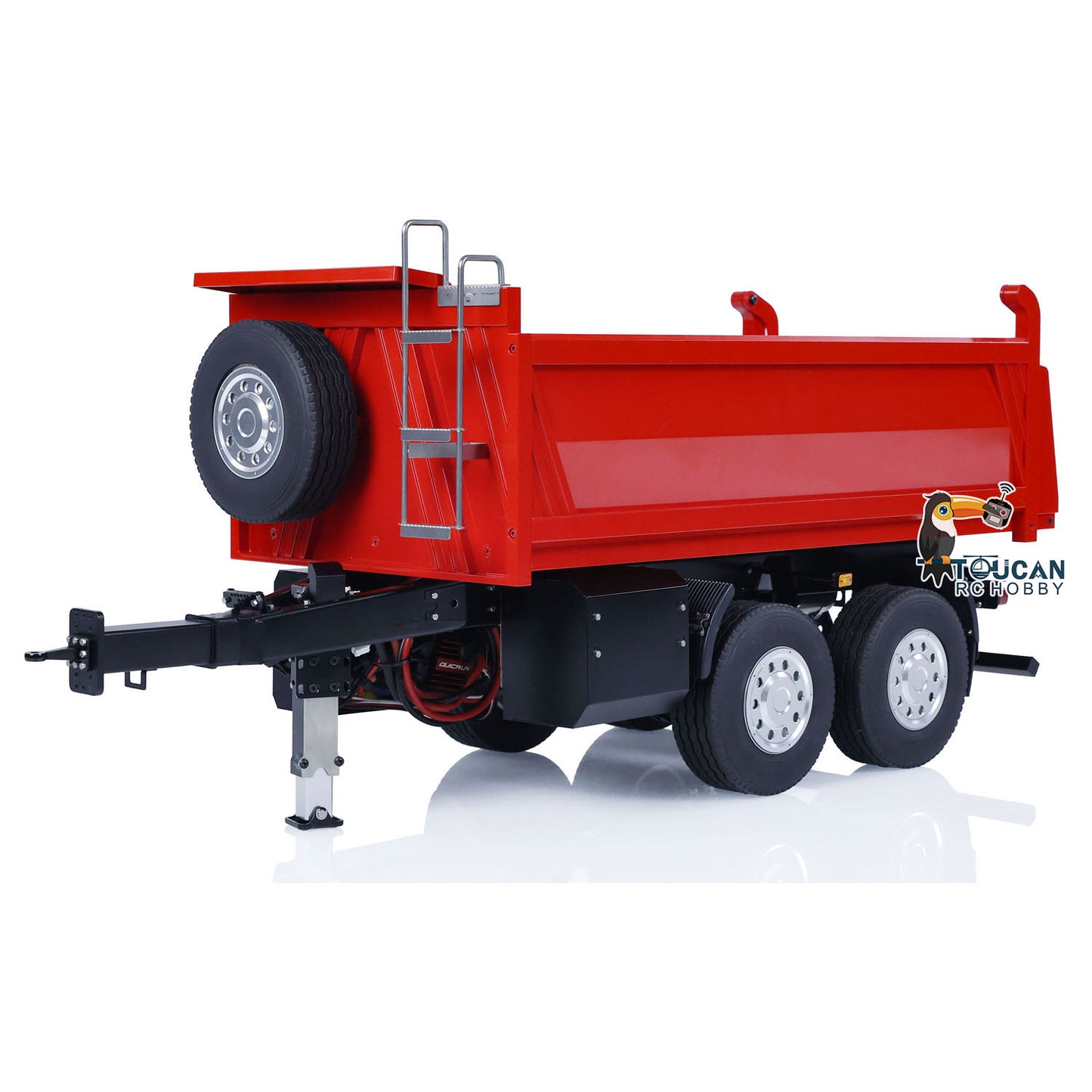 Metal LESU 1/14 RC Trailers 2-Axle Hydraulic Self-dumping