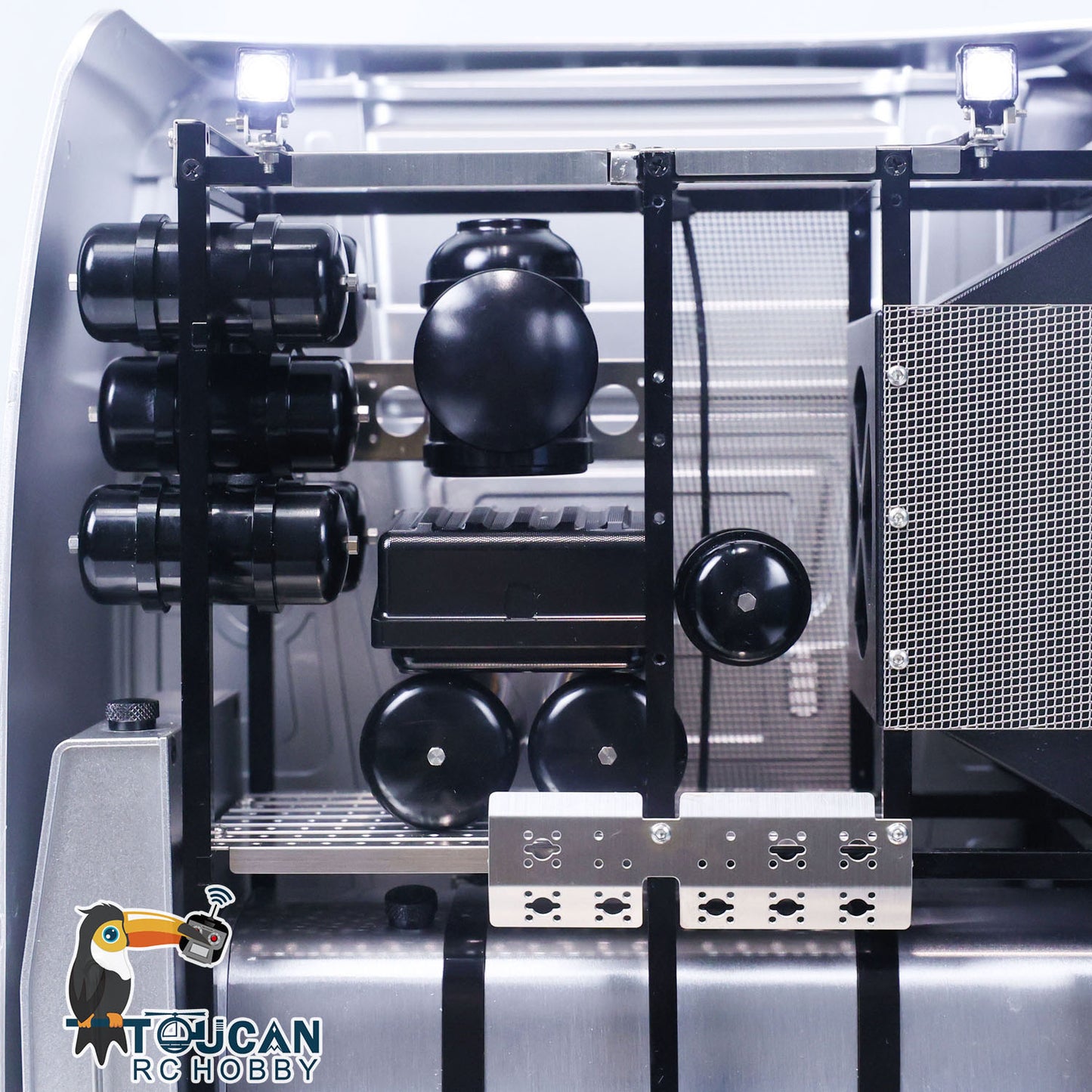 LESU 1/14 8x8 RC Traktor Lkw Metall Ausrüstung Rack