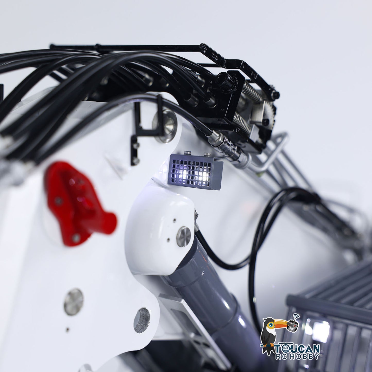 LESU 1/14 RC Heavy Full Hydraulic Excavator LR960 RTR Demolition Digger Model XE Radio