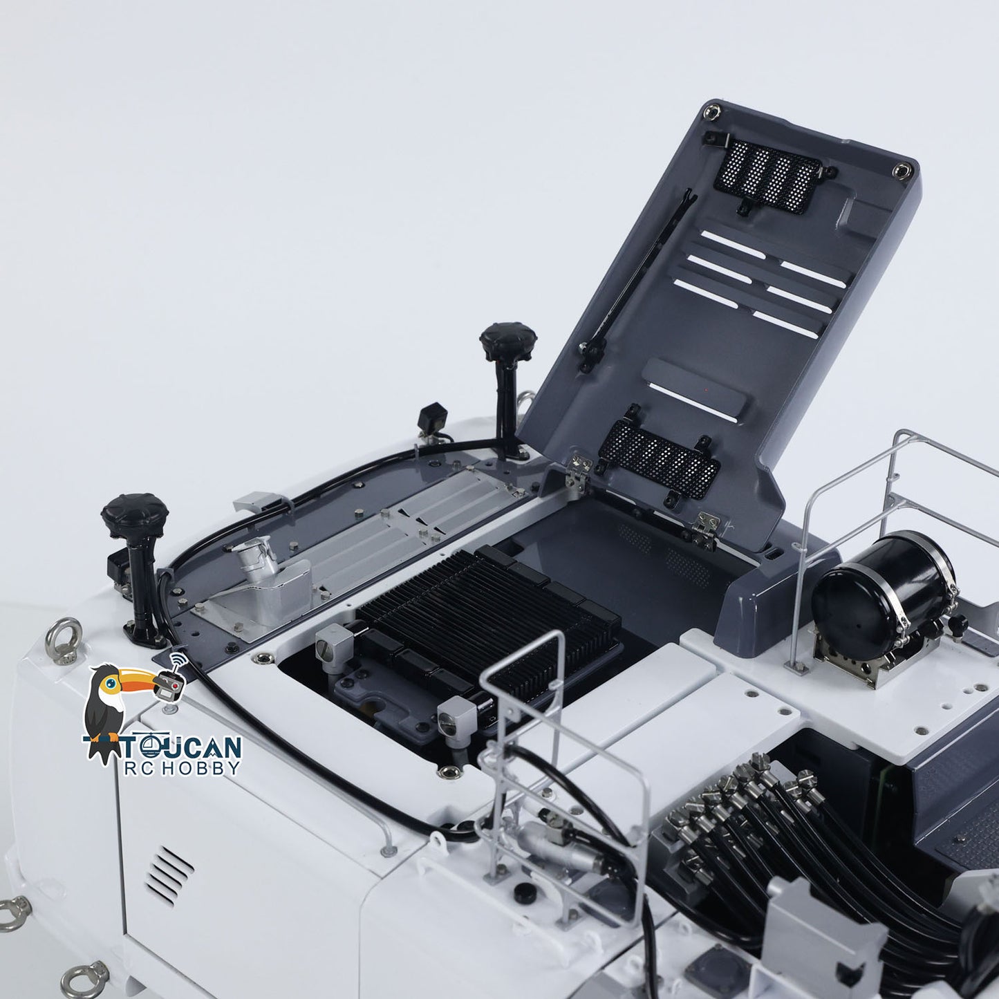 LESU 1/14 RC Heavy Full Hydraulic Excavator LR960 RTR Demolition Digger Model XE Radio