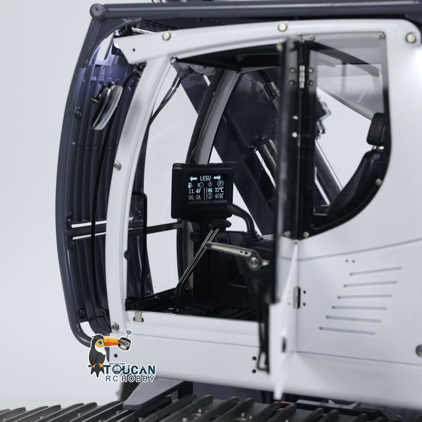 LESU 1/14 RC Heavy Full Hydraulic Excavator LR960 RTR Demolition Digger Model XE Radio