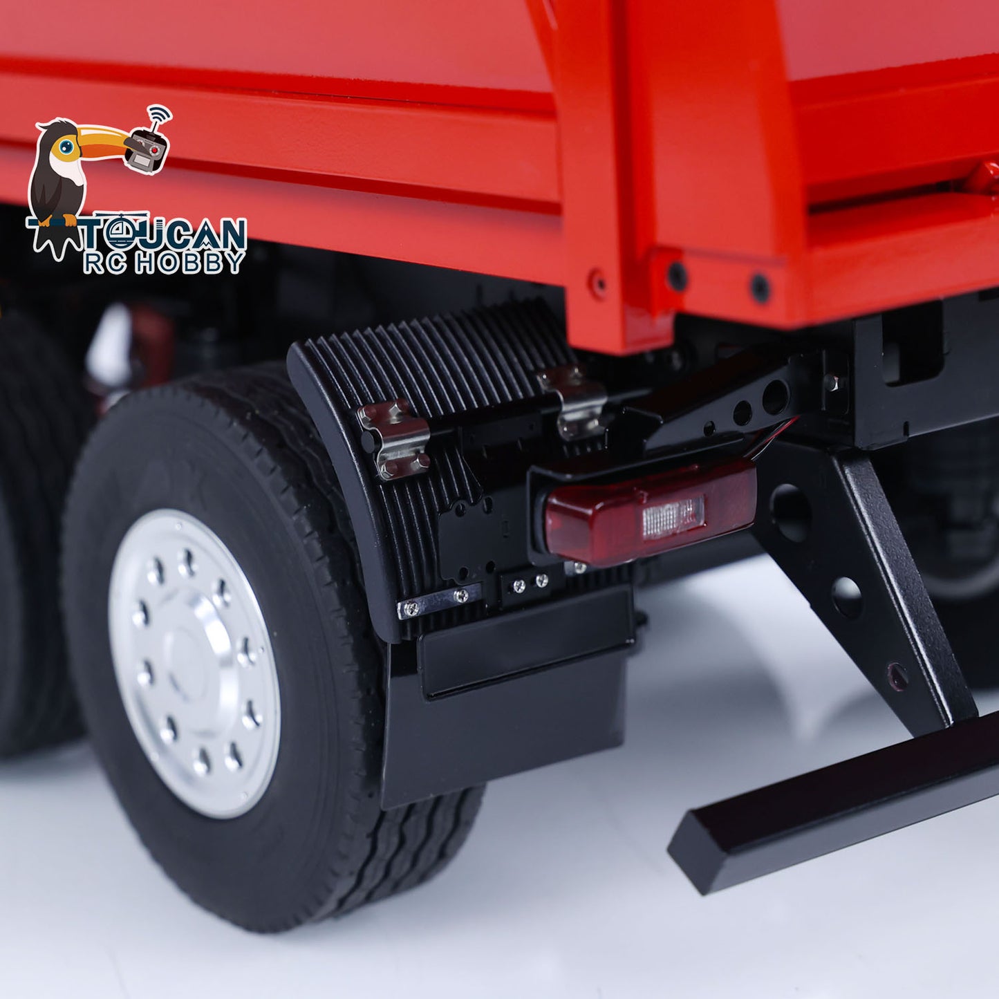 Metal LESU 1/14 RC Trailers 2-Axle Hydraulic Self-dumping
