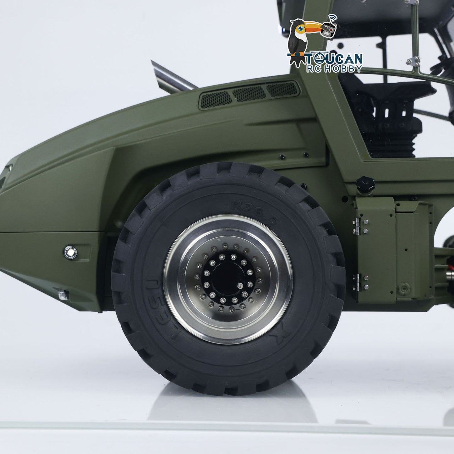 LESU 1:14 Hydraulic RC Road Roller Aoue H13i Radio Control Construction Cars RTR Model Flysky I6S Radio Battery Charger Light