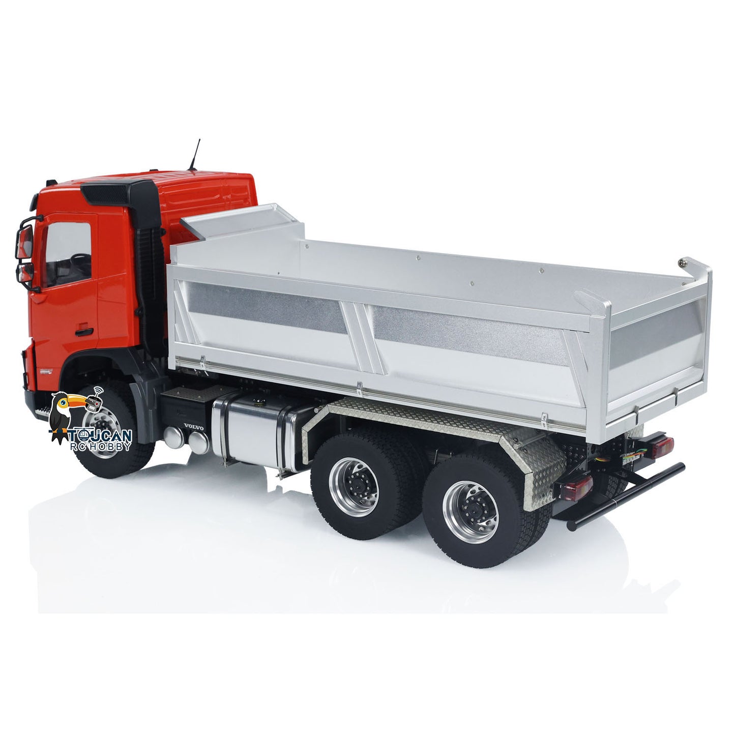 EN STOCK 1/14 Double E Volvo FMX RC Camion à benne basculante hydraulique 6x6 RC Dumper
