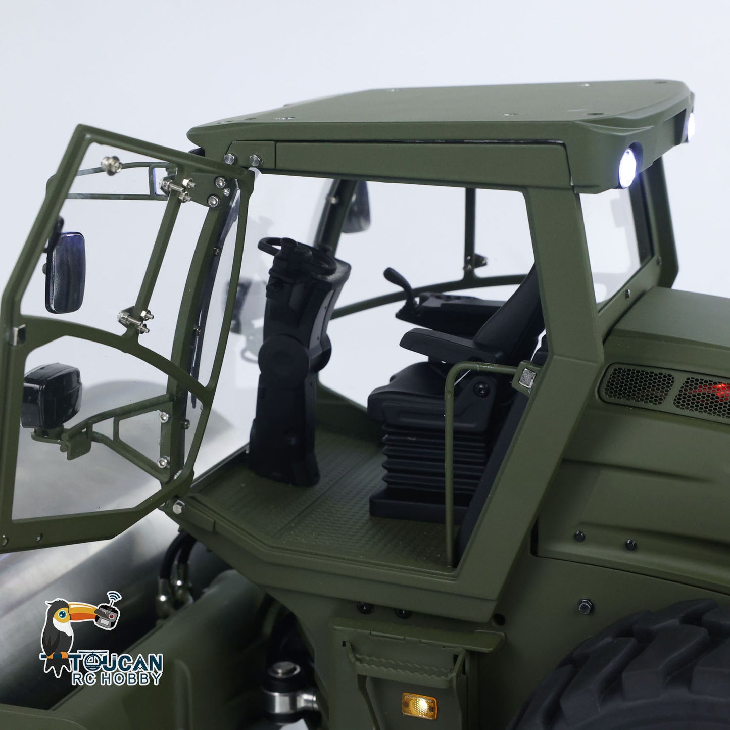 LESU 1:14 Hydraulic RC Road Roller Aoue H13i Radio Control Construction Cars RTR Model Flysky I6S Radio Battery Charger Light