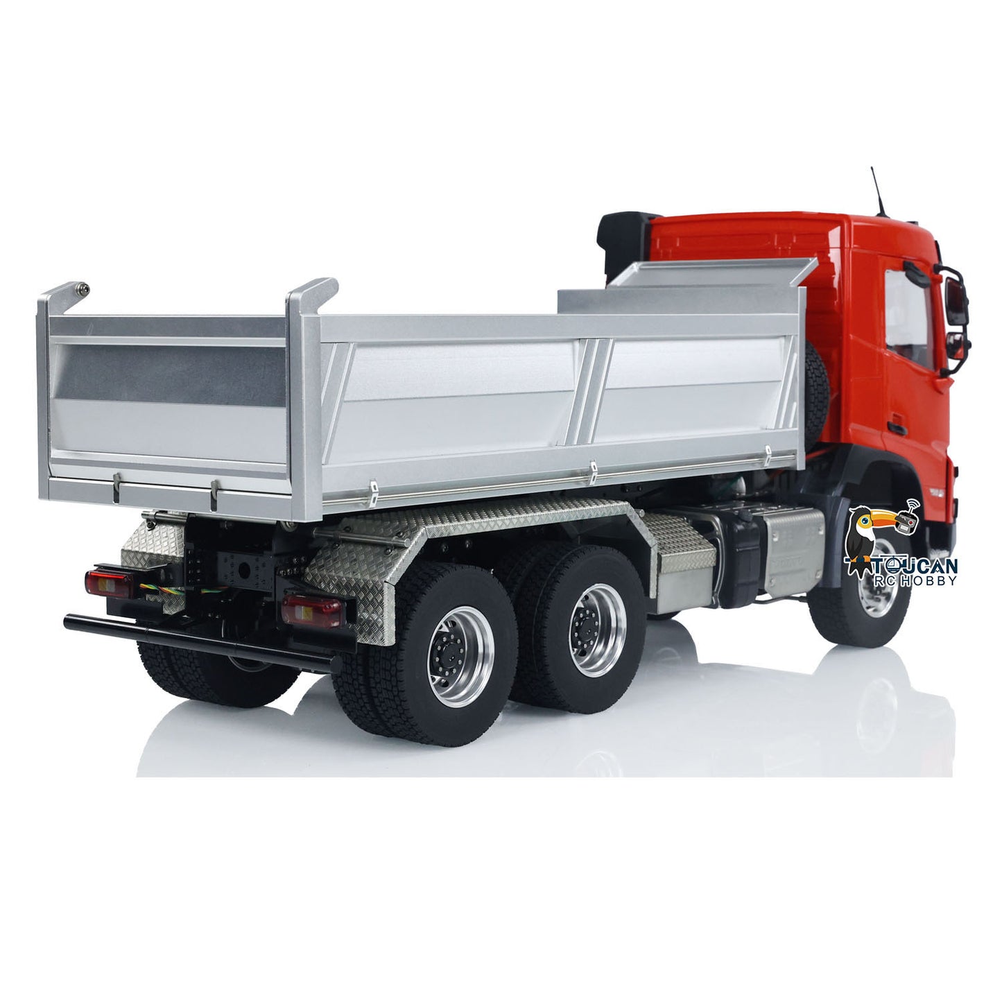 EN STOCK 1/14 Double E Volvo FMX RC Camion à benne basculante hydraulique 6x6 RC Dumper