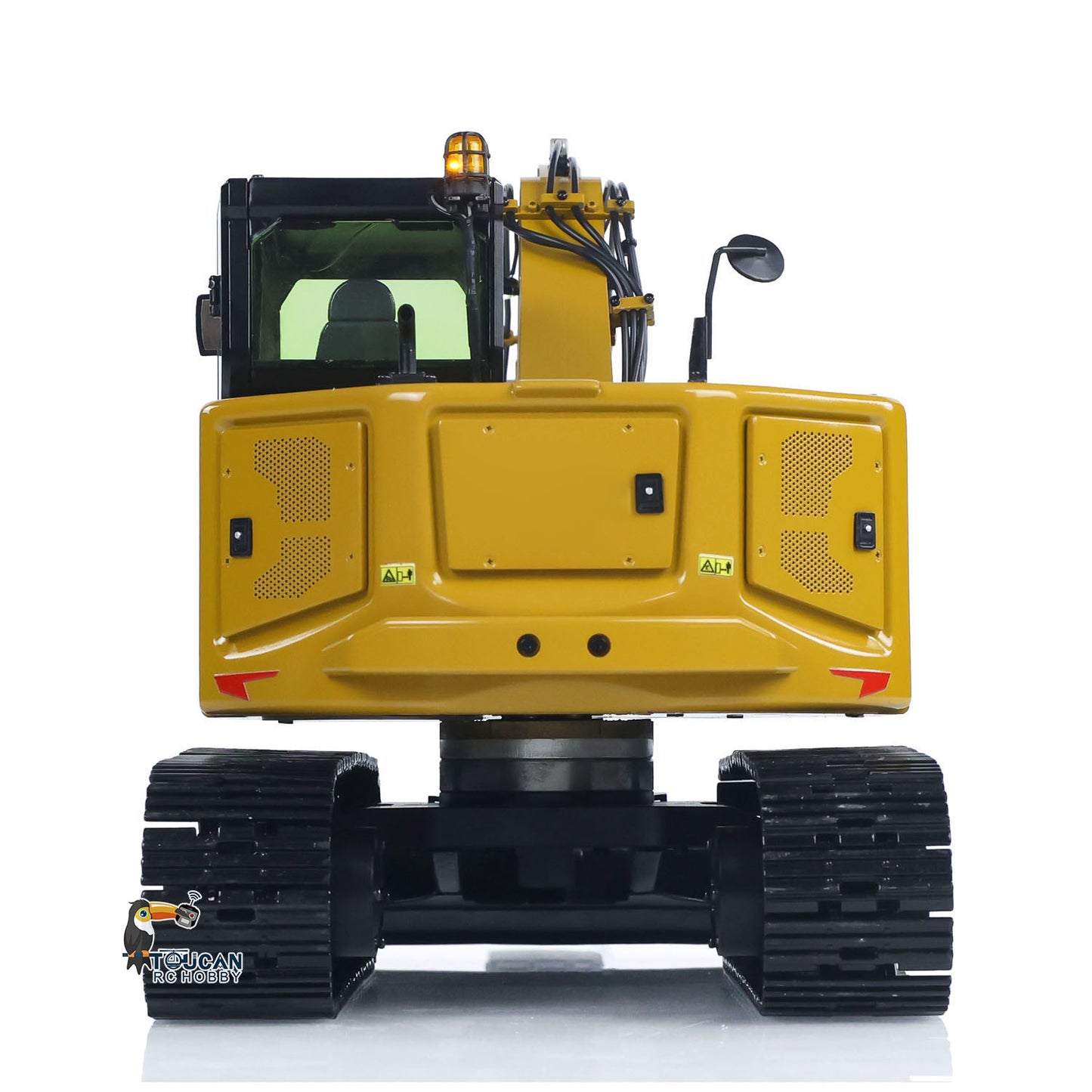 US STOCK Metal 1/14 RC Hydraulic Excavator C308 Radio Controlled Digger Construction Vehicle RTR Model Flysky ST8 Radio Battery