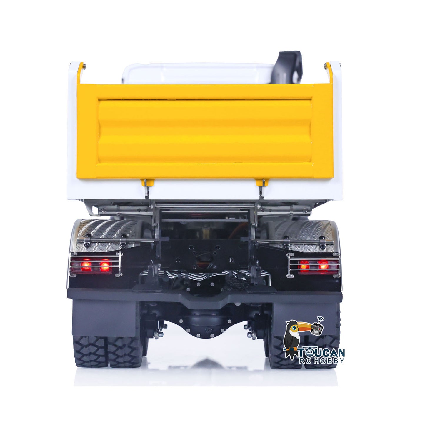 LESU 1/14 6x6 Métal 3 Essieux RC Camion Dumper Hydraulique Avec Cabine K3363 A0009