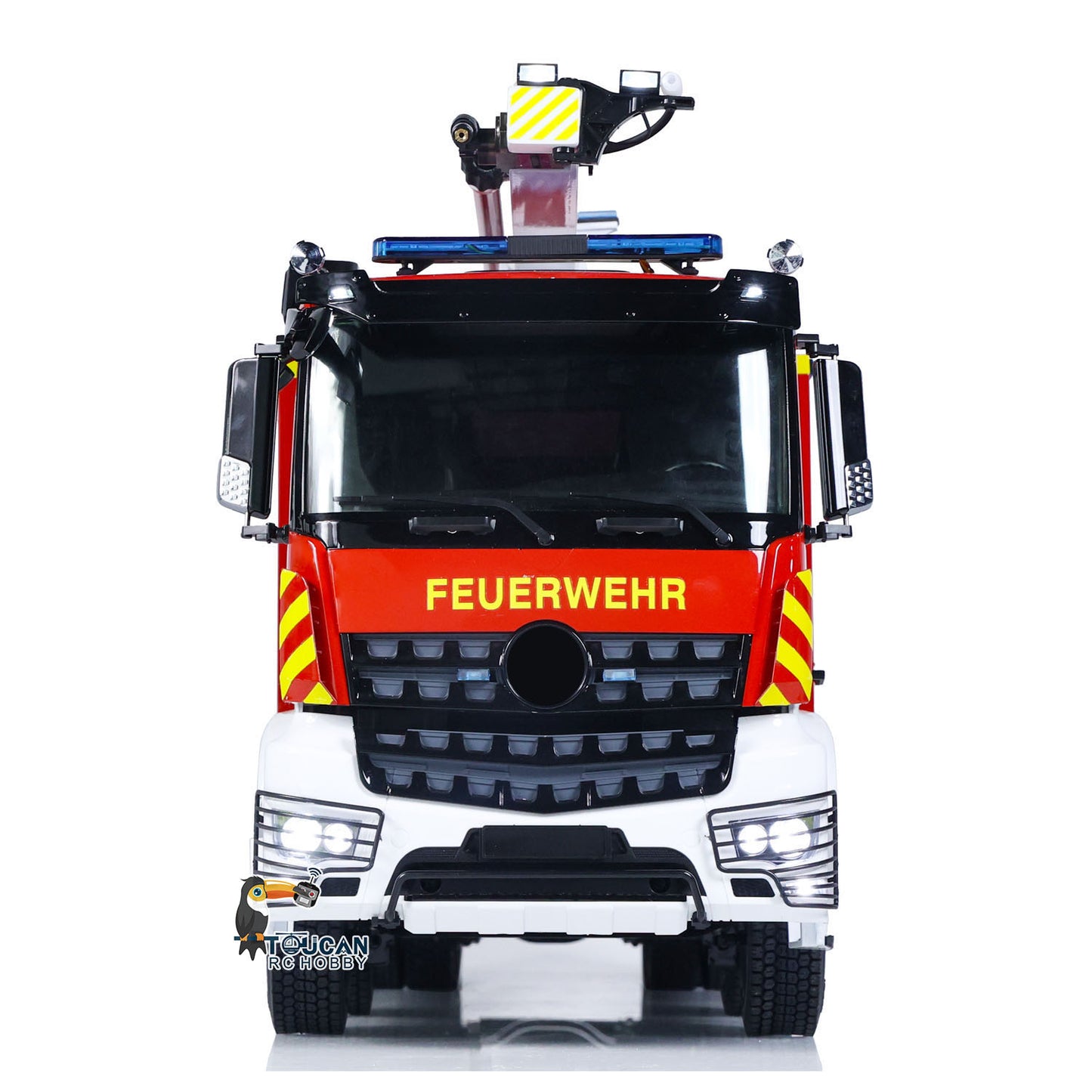 1/14 3363 Metal Chassis Snozzle High-reach Extendable Turret 8x4 RC Fire Truck