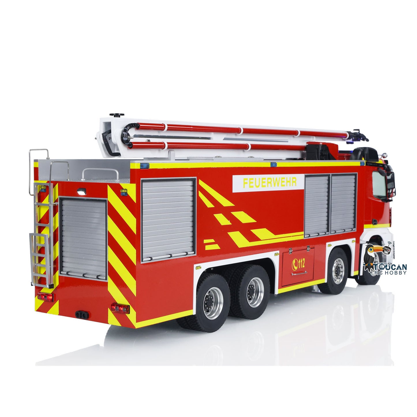 1/14 3363 Metal Chassis Snozzle High-reach Extendable Turret 8x4 RC Fire Truck