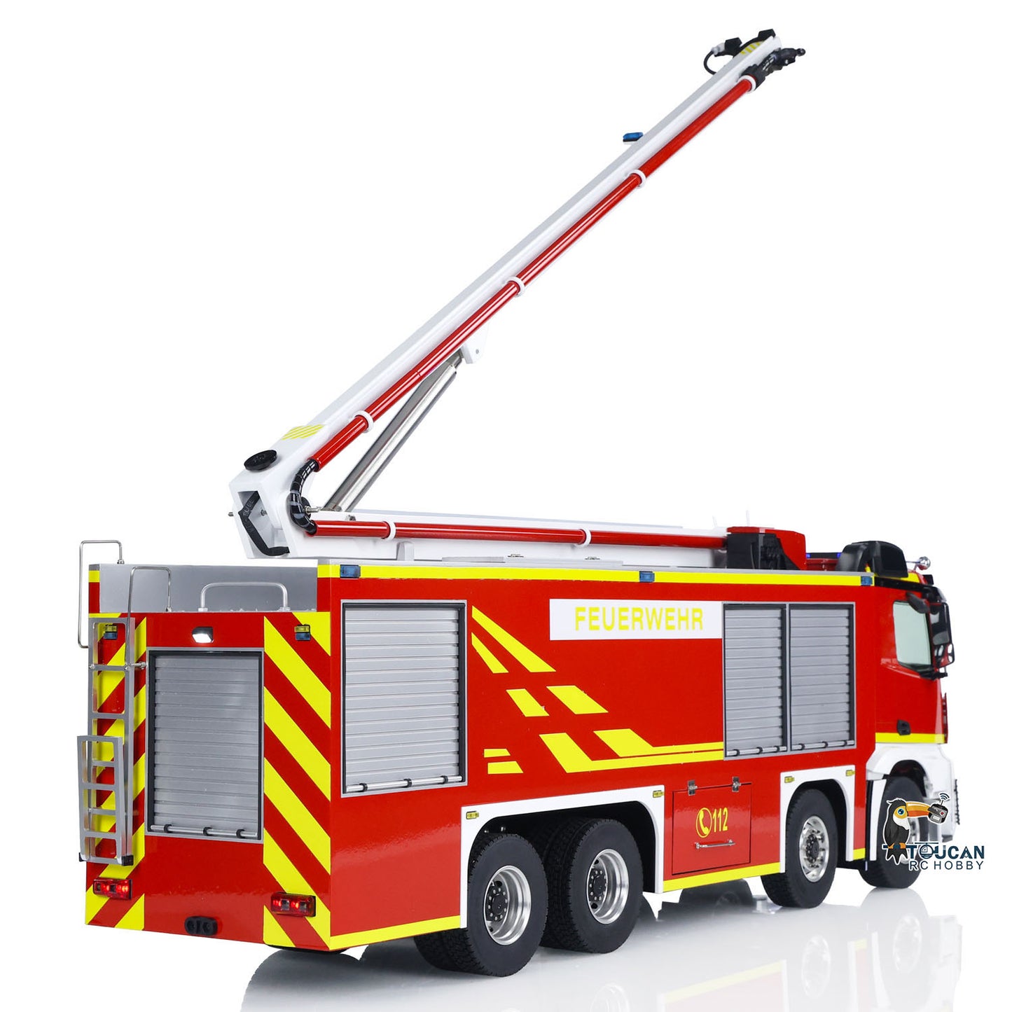 1/14 3363 Metal Chassis Snozzle High-reach Extendable Turret 8x4 RC Fire Truck