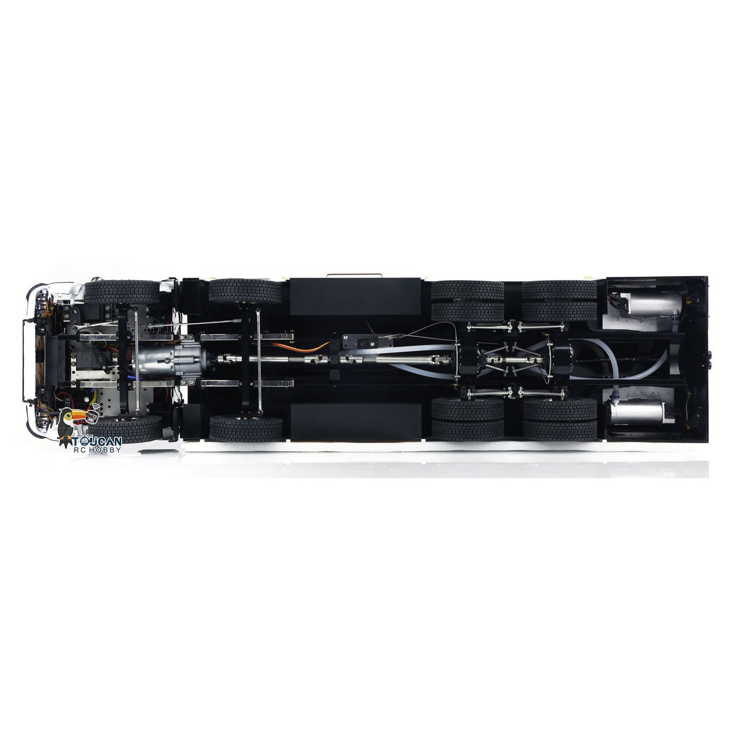 1/14 3363 Metal Chassis Snozzle High-reach Extendable Turret 8x4 RC Fire Truck