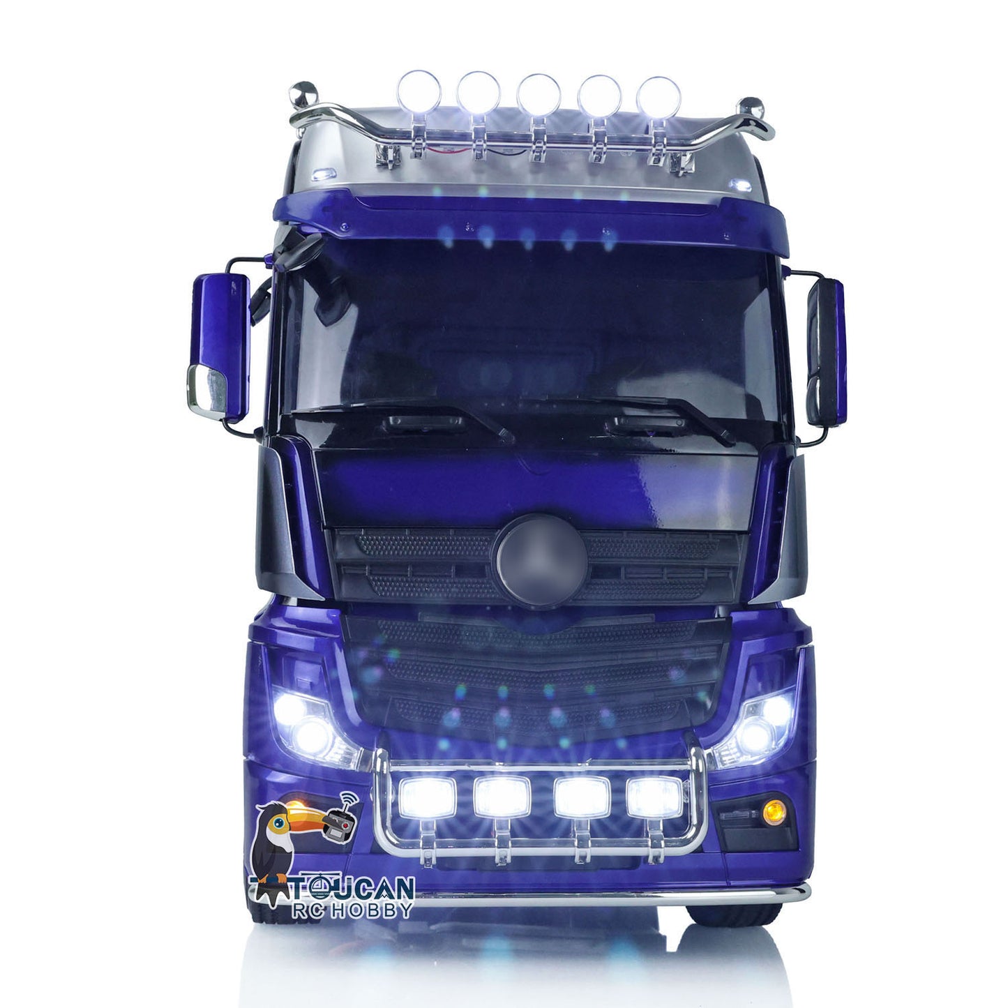 Camion tracteur télécommandé à 3 essieux 1/14 modèle de voiture 6x4