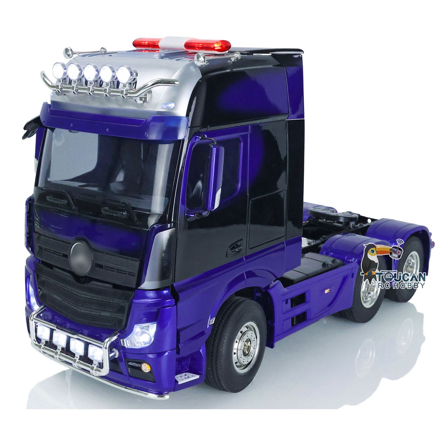 Camion tracteur télécommandé à 3 essieux 1/14 modèle de voiture 6x4