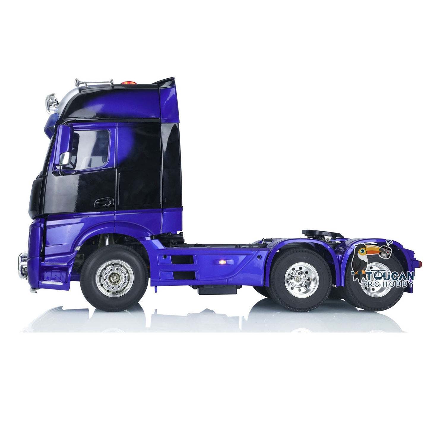 Camion tracteur télécommandé à 3 essieux 1/14 modèle de voiture 6x4