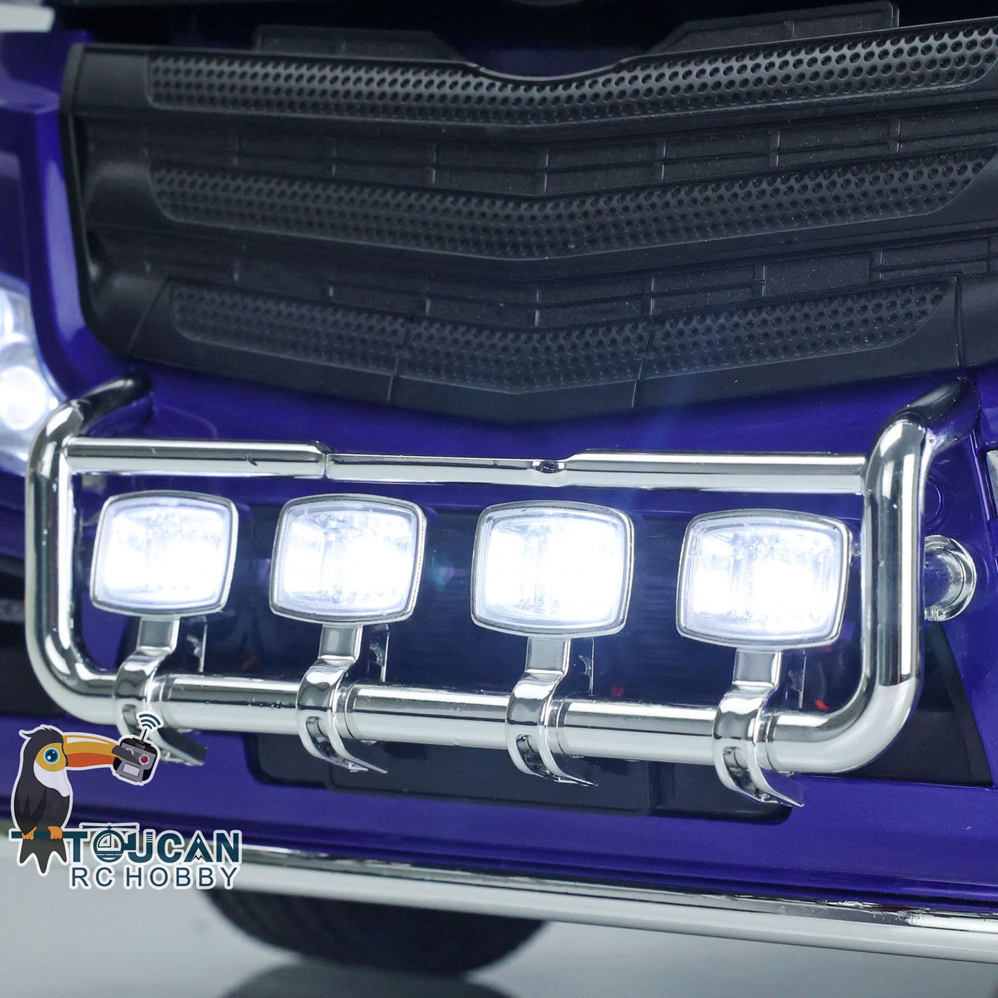 Camion tracteur télécommandé à 3 essieux 1/14 modèle de voiture 6x4