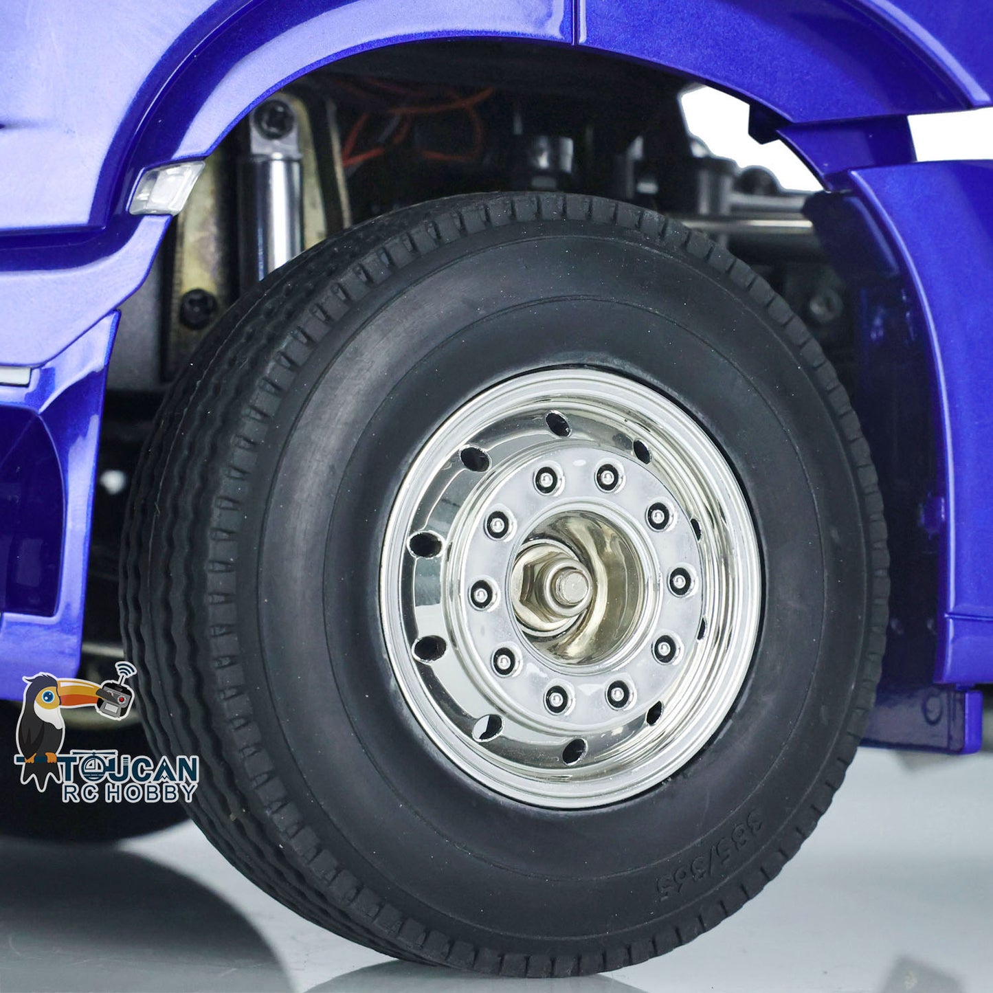 Camion tracteur télécommandé à 3 essieux 1/14 modèle de voiture 6x4