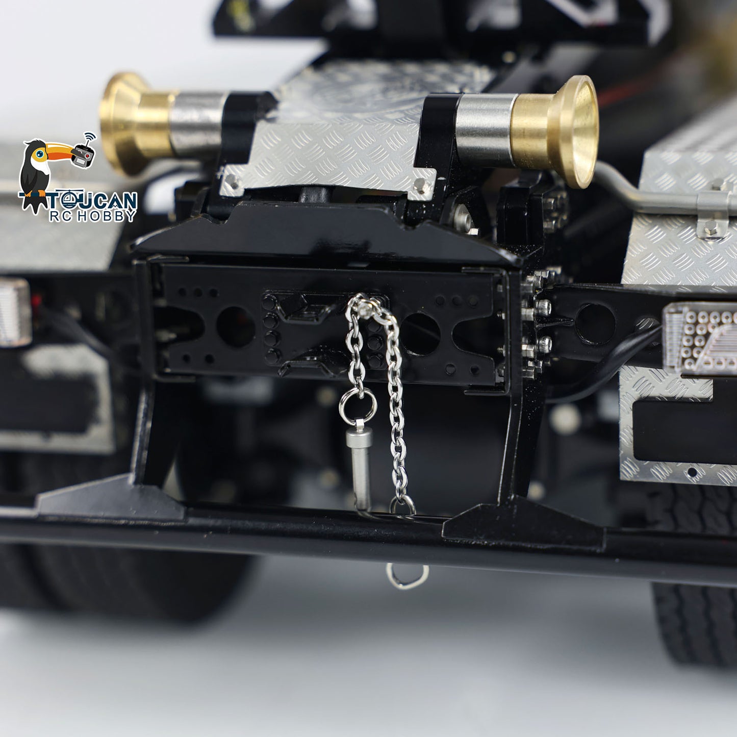 1:14 8x8 RC Hydraulic Dumper Metal Roll-on Full Truck With Trash High Bucket