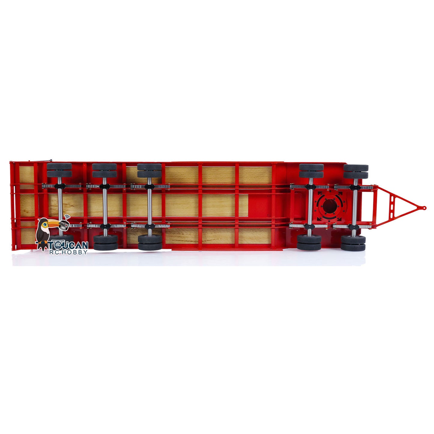 LESU Metal Flatbed Trailer for 1/14 RC Hydraulic Car
