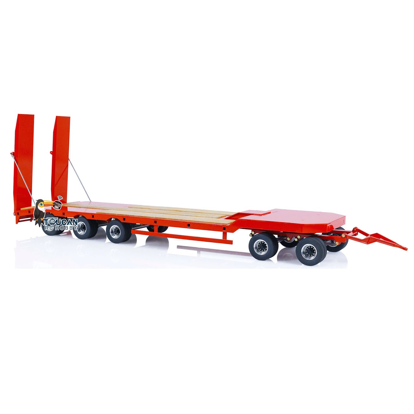 LESU Metal Flatbed Trailer for 1/14 RC Hydraulic Car