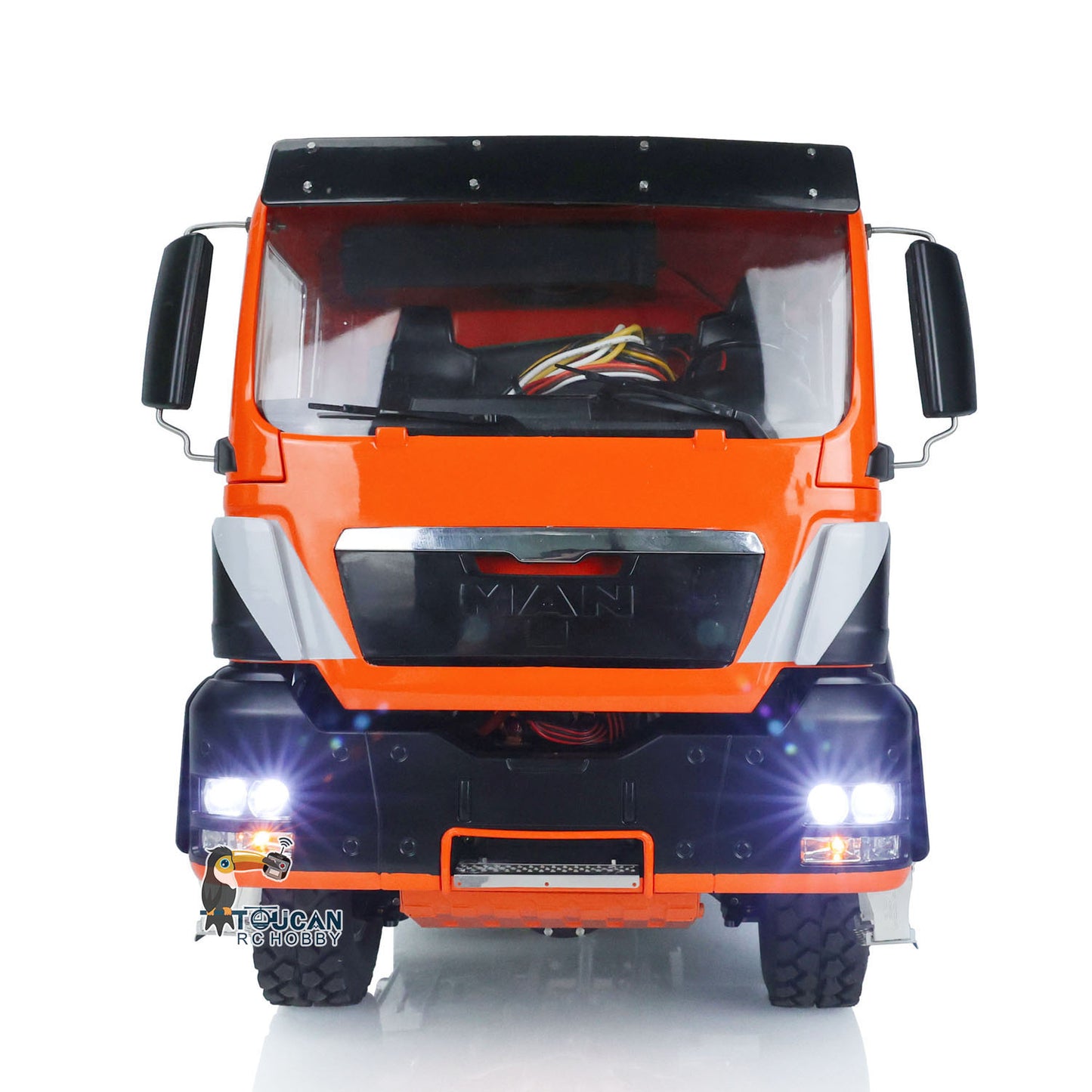 LESU 1/14 RC Dumper Car pour camion à benne basculante à châssis métallique 4x4 TGS