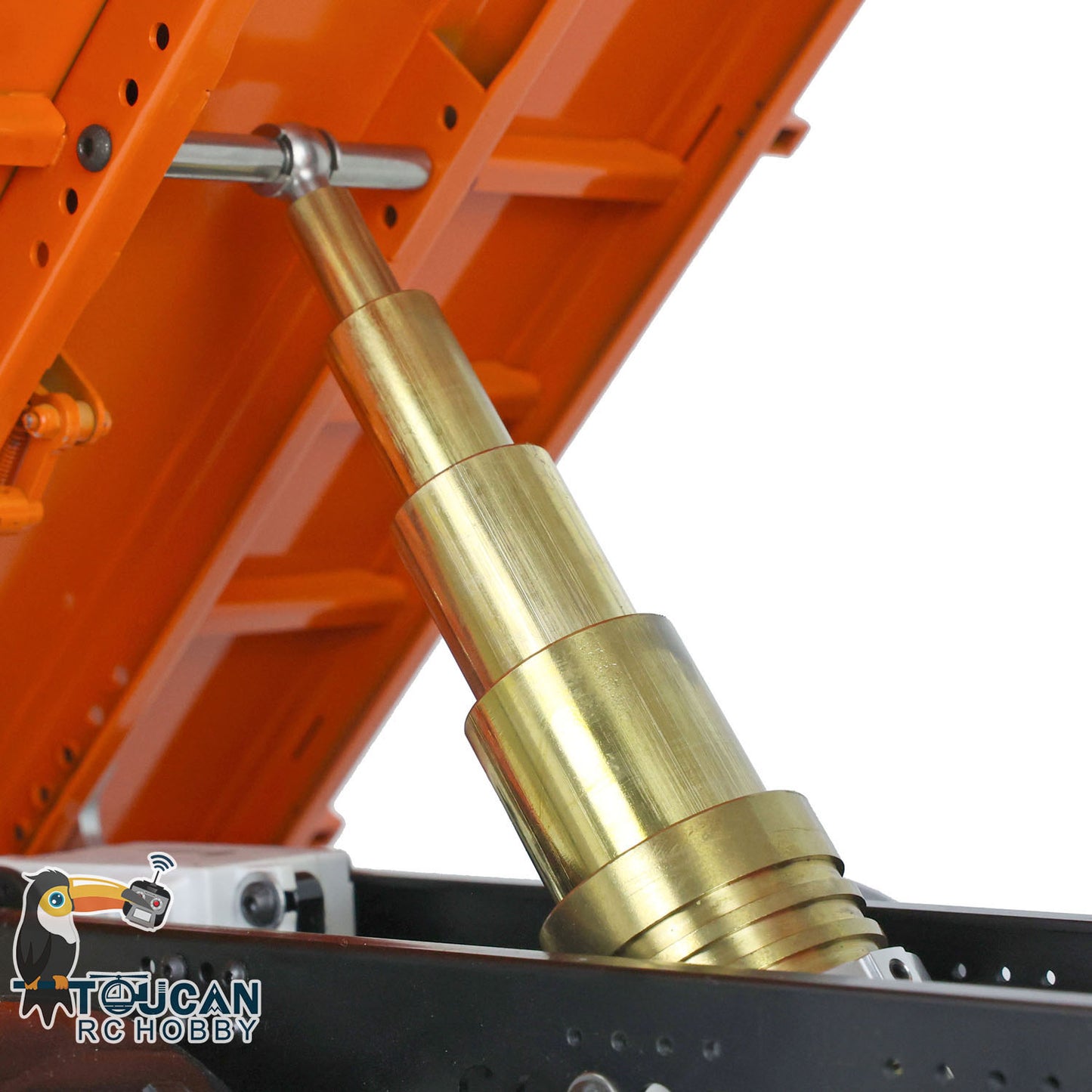 LESU 1/14 RC Dumper Car pour camion à benne basculante à châssis métallique 4x4 TGS