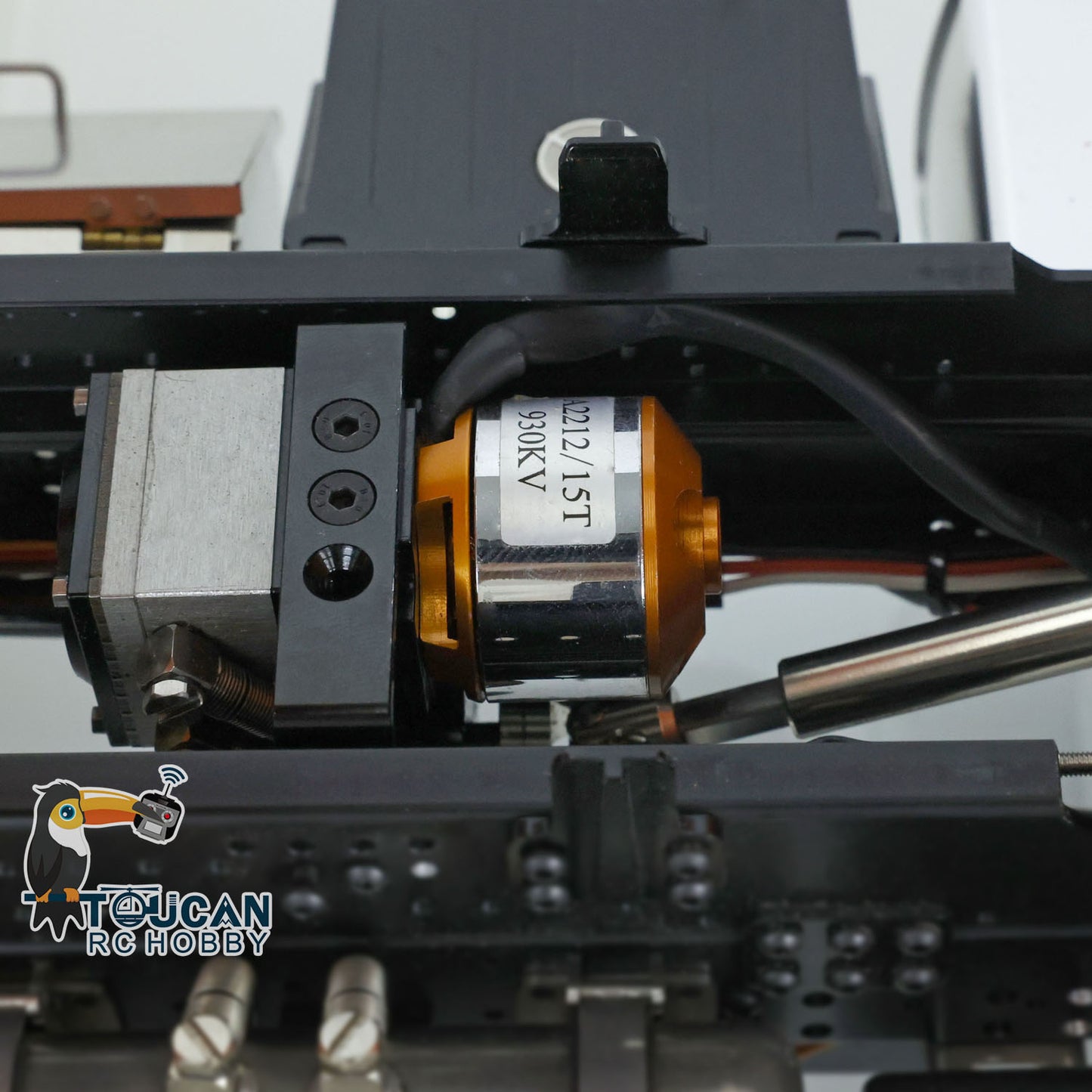 LESU 1/14 RC Dumper Car pour camion à benne basculante à châssis métallique 4x4 TGS
