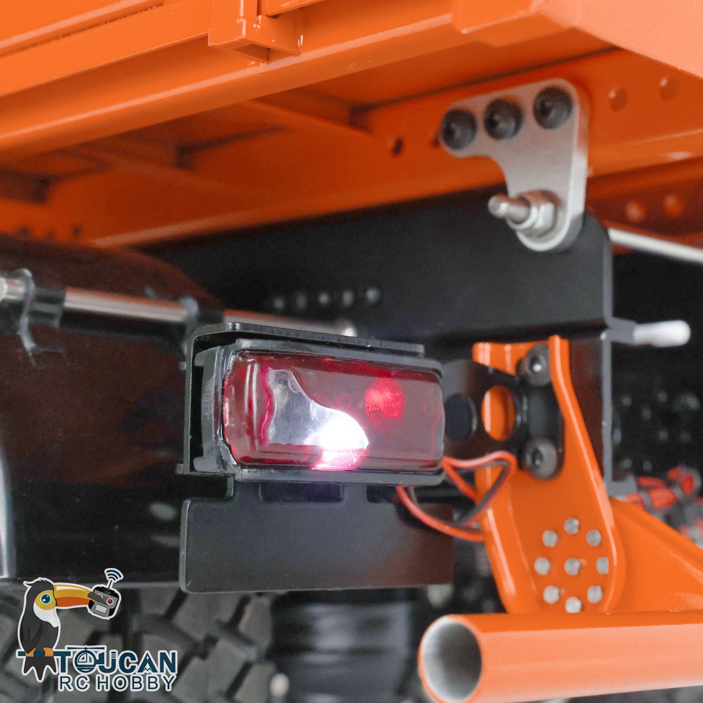 LESU 1/14 RC Dumper Car pour camion à benne basculante à châssis métallique 4x4 TGS