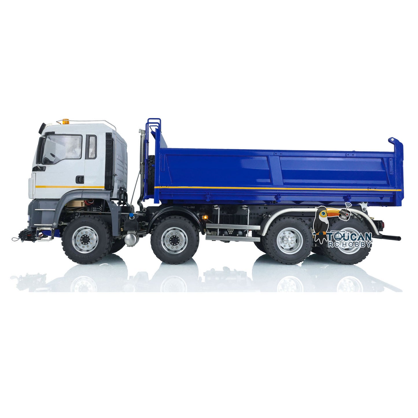 LESU 1/14 8X8 RTR Voiture à benne basculante hydraulique RC