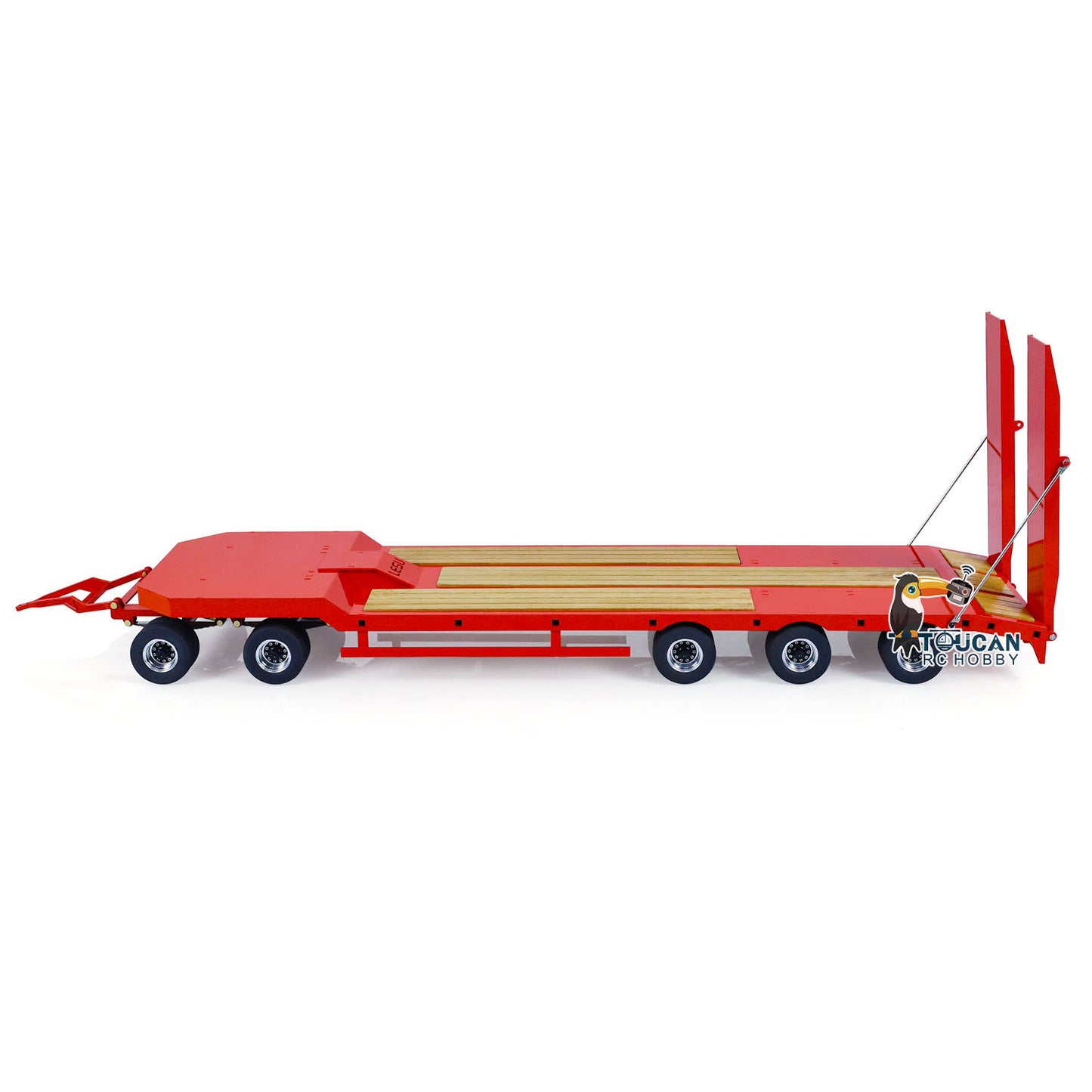 LESU Metal Flatbed Trailer for 1/14 RC Hydraulic Car