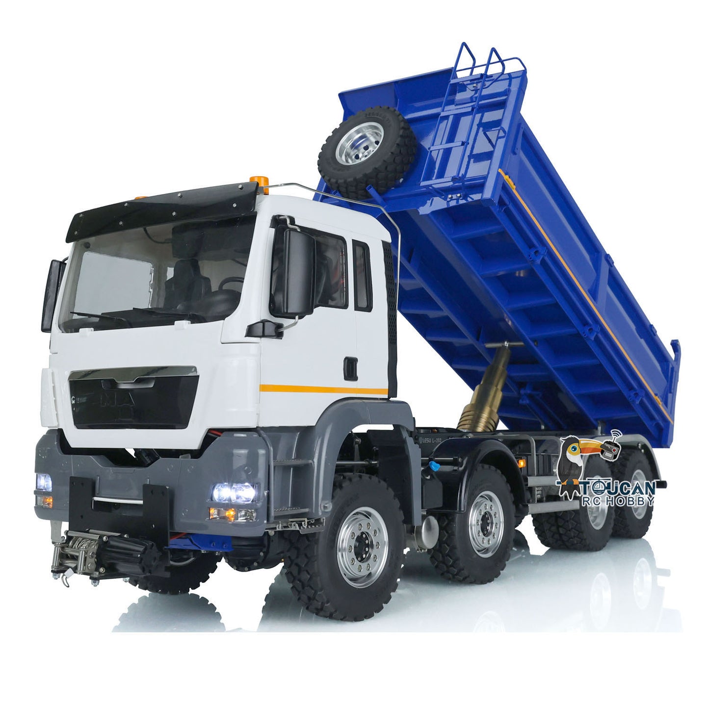 LESU 1/14 RC Muldenkipper für 8x8 TGS Metallchassis