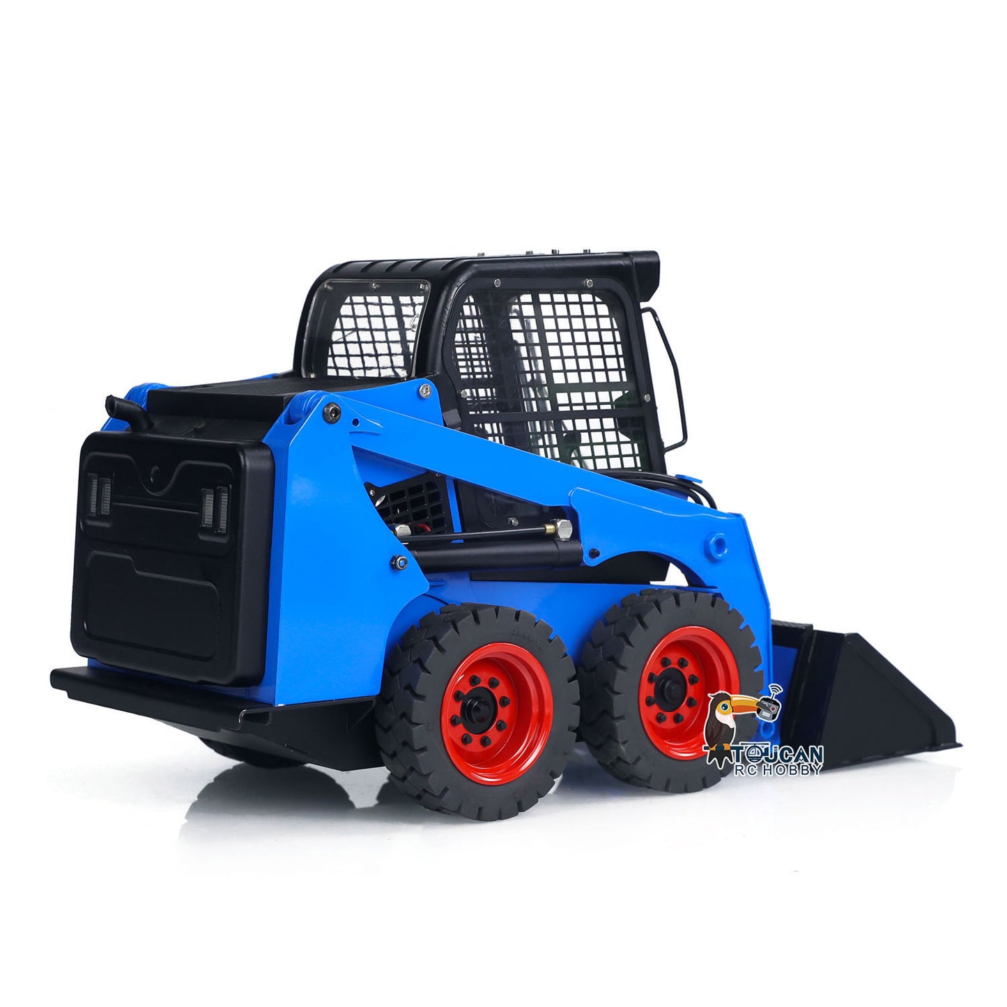 Metal 1/14 Hydraulic RC Skid-Steer Loader SM450 Remote Control Wheeled Car Model