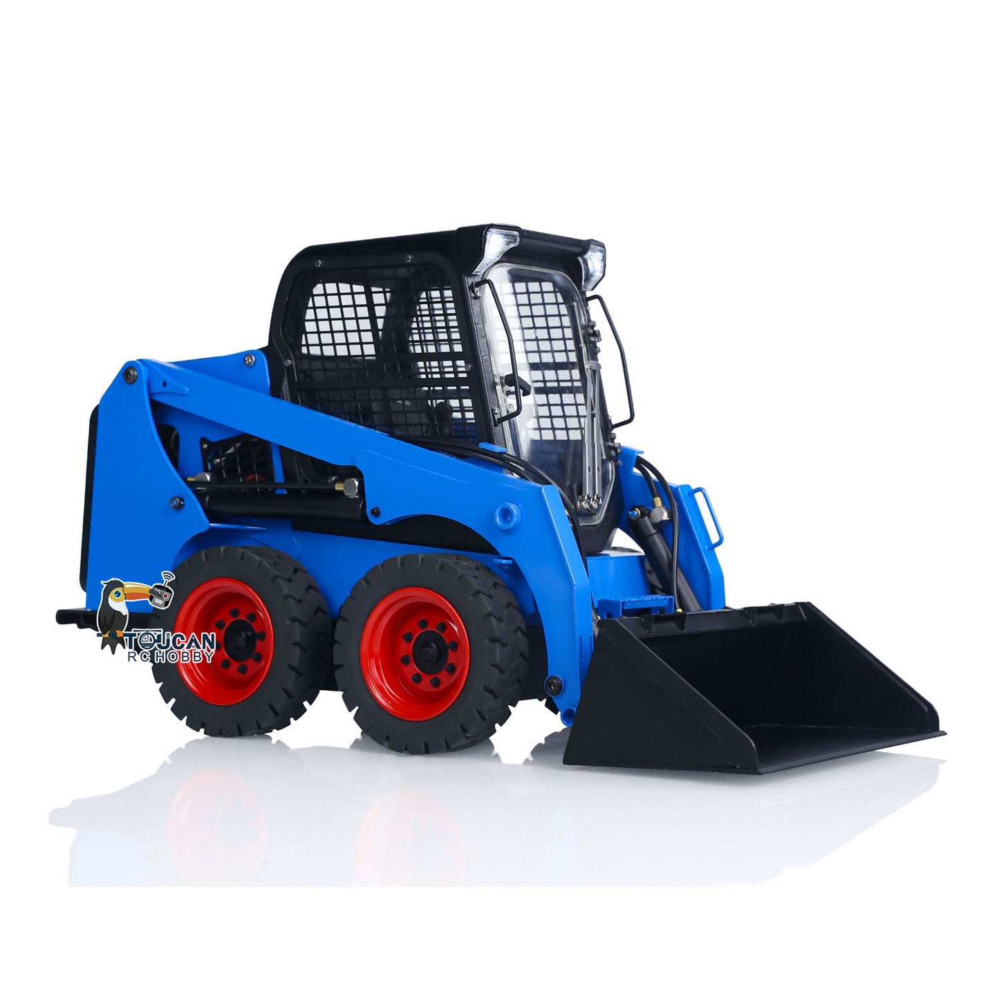 Metal 1/14 Hydraulic RC Skid-Steer Loader SM450 Remote Control Wheeled Car Model