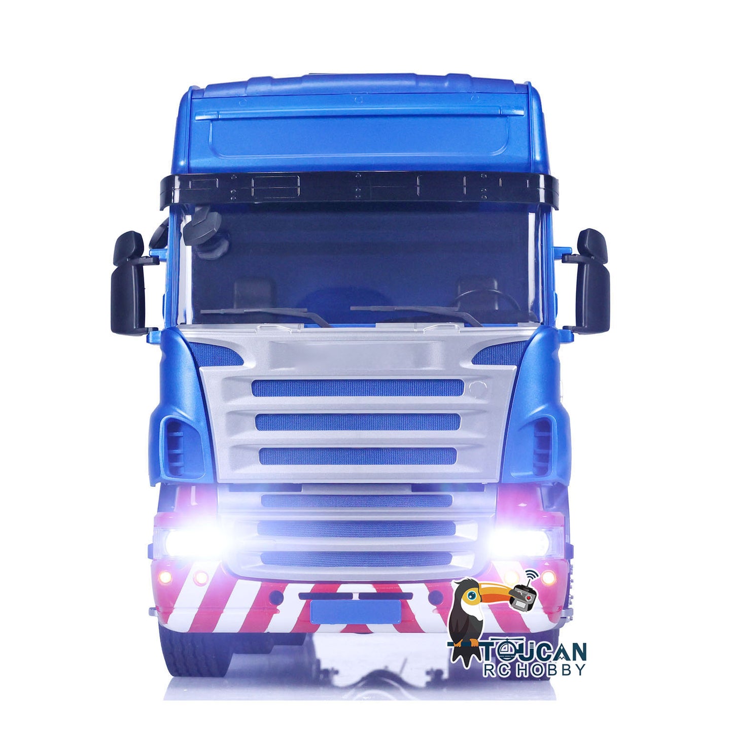 TOUCAN Metal Chassis 1/14 RC Tractor Truck 8x8 RTR Remote Control Car Sound Lights