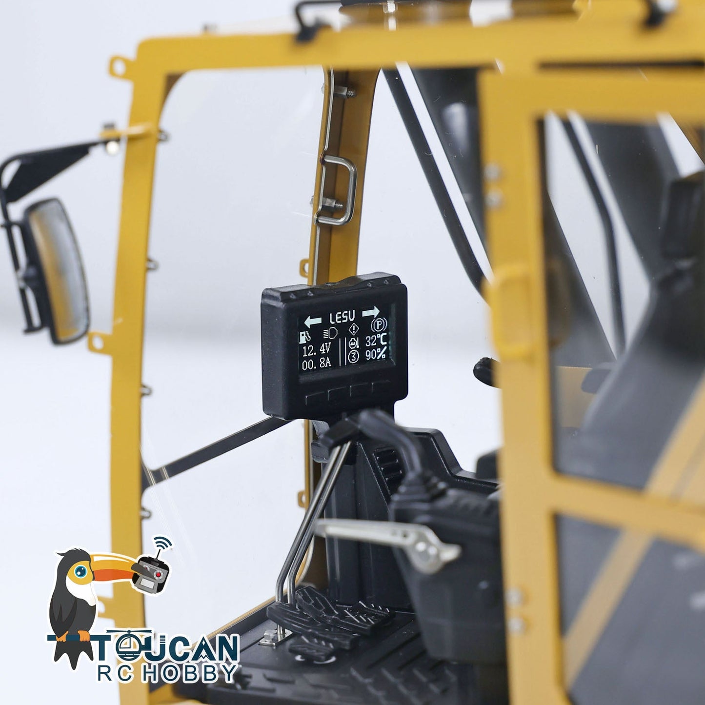 LESU Metal 1/14 RC Hydraulic Excavator C374F Radio Controlled Digger Heavy Machine Paladin PL18EV LITE Battery Sound Smoke RTR or PNP