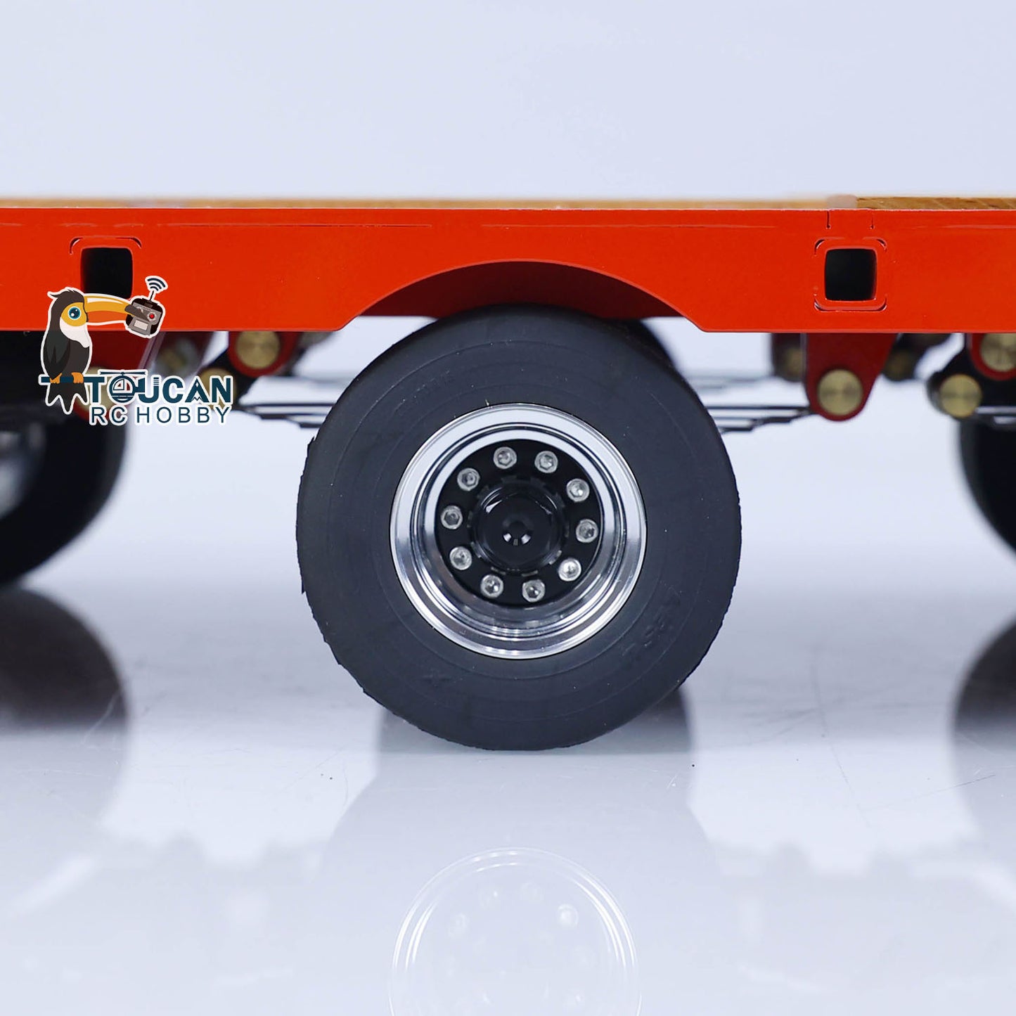 LESU Metal Flatbed Trailer for 1/14 RC Hydraulic Car