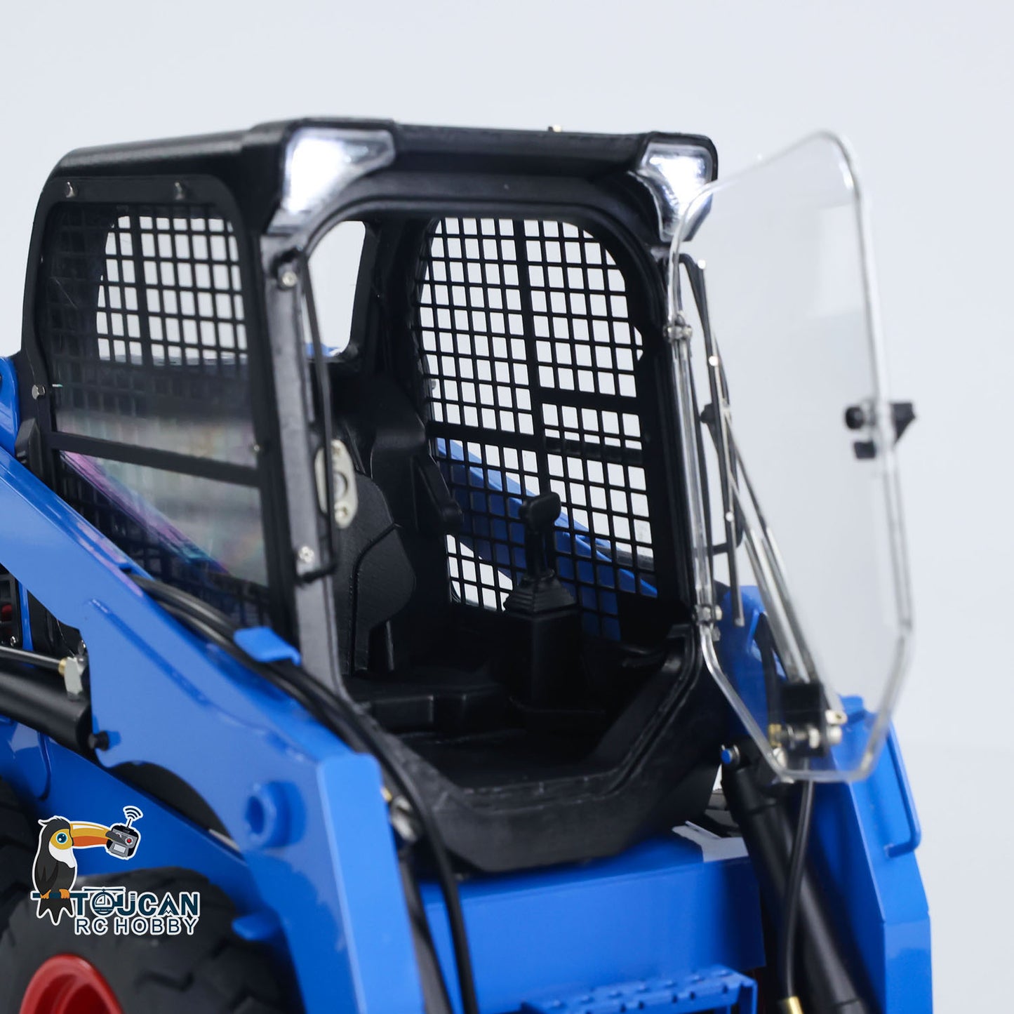 Metal 1/14 Hydraulic RC Skid-Steer Loader SM450 Remote Control Wheeled Car Model