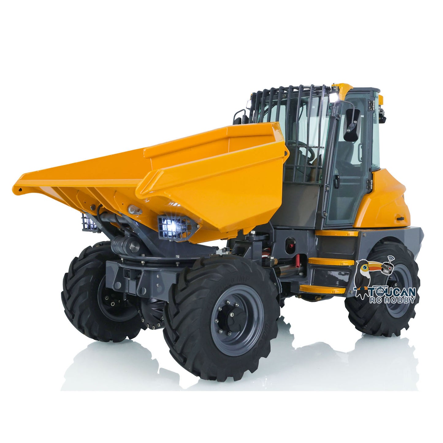 LESU 1/14 AOUE 6MDX Dumper articulé hydraulique assemblé en métal peint RTR A0011