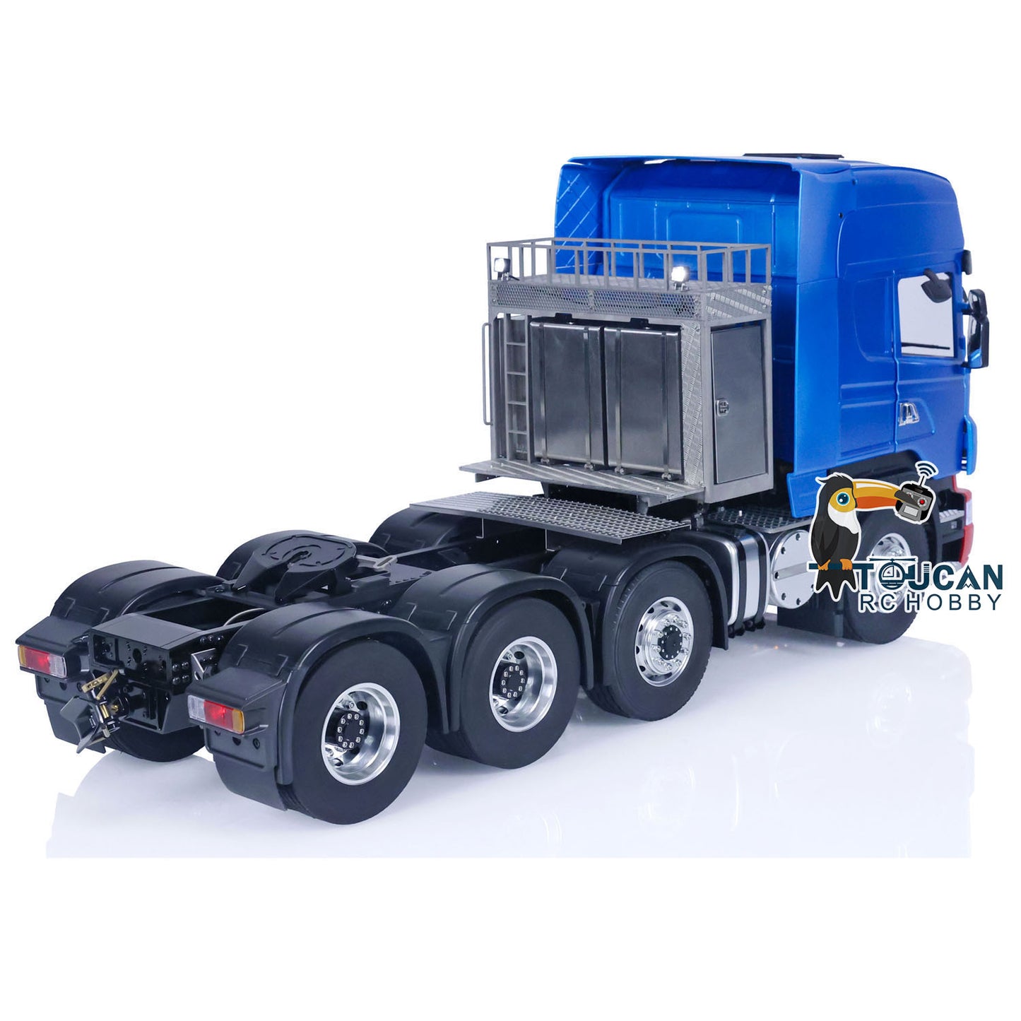 TOUCAN Metal Chassis 1/14 RC Tractor Truck 8x8 RTR Remote Control Car Sound Lights