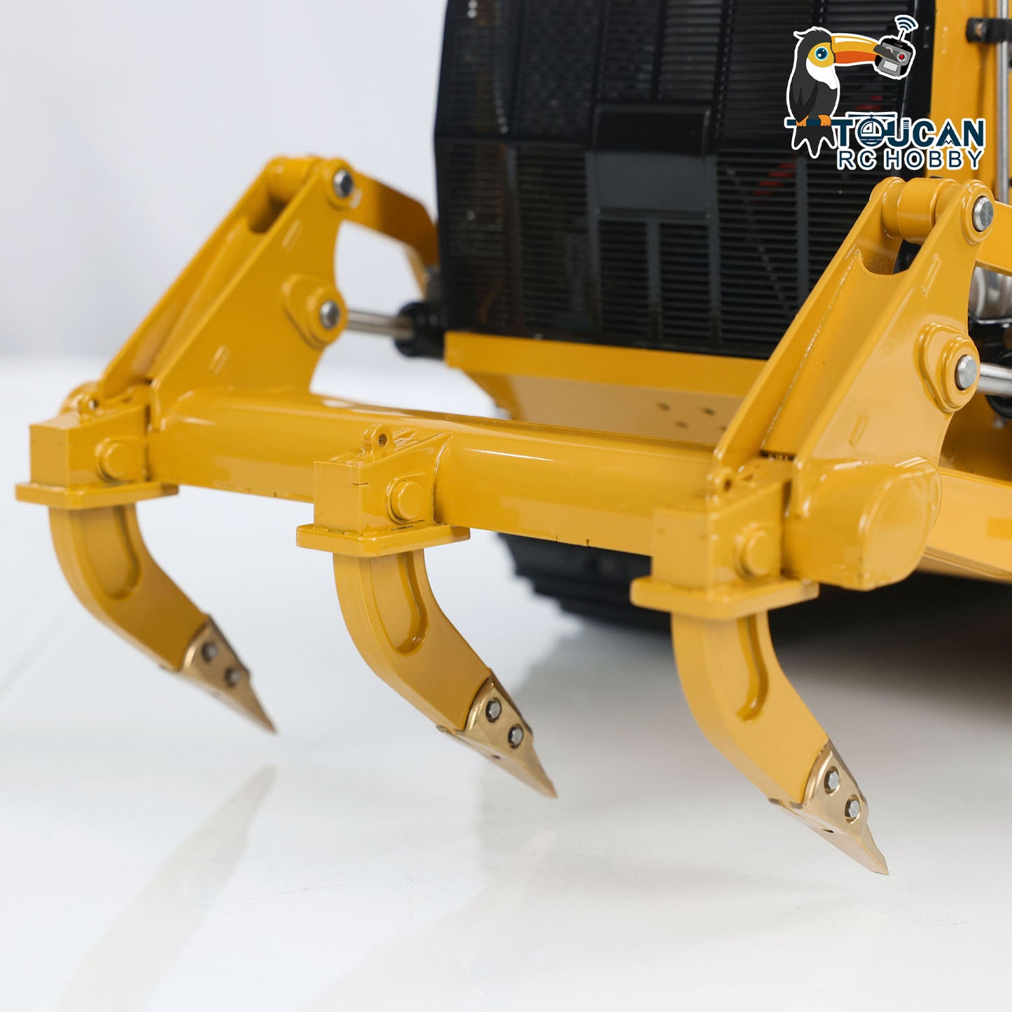 LESU 1/14 RC Hydraulic Loader Upgrade 973K Tracked Car Openable Bucket Rear Plow Painted Assembled PNP