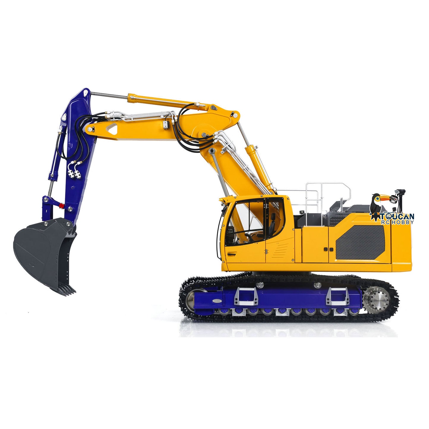 LESU 1/14 3-bras Aoue-LR945 RC Pelle hydraulique PNP Modèle Système d'éclairage