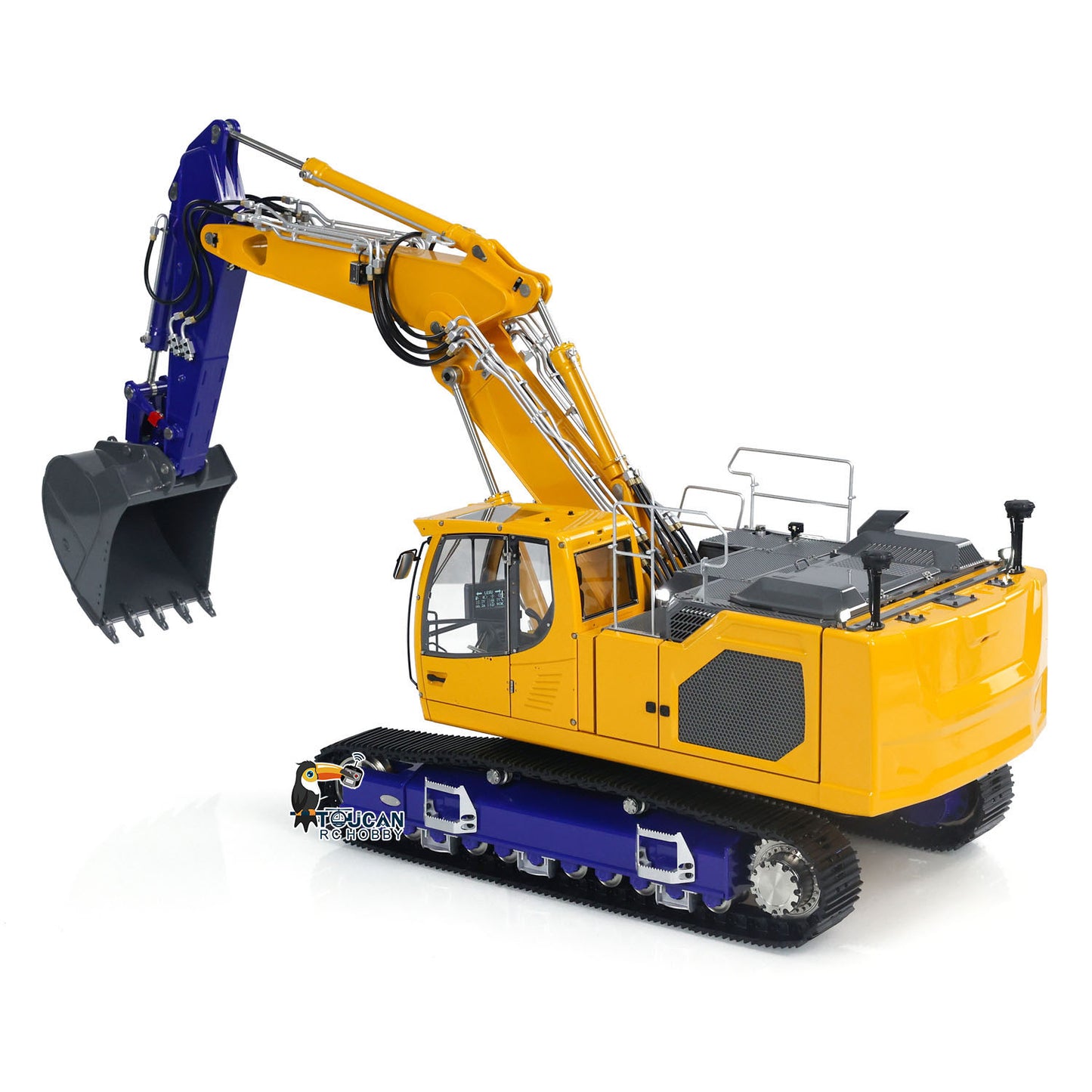 LESU 1/14 3-bras Aoue-LR945 RC Pelle hydraulique PNP Modèle Système d'éclairage