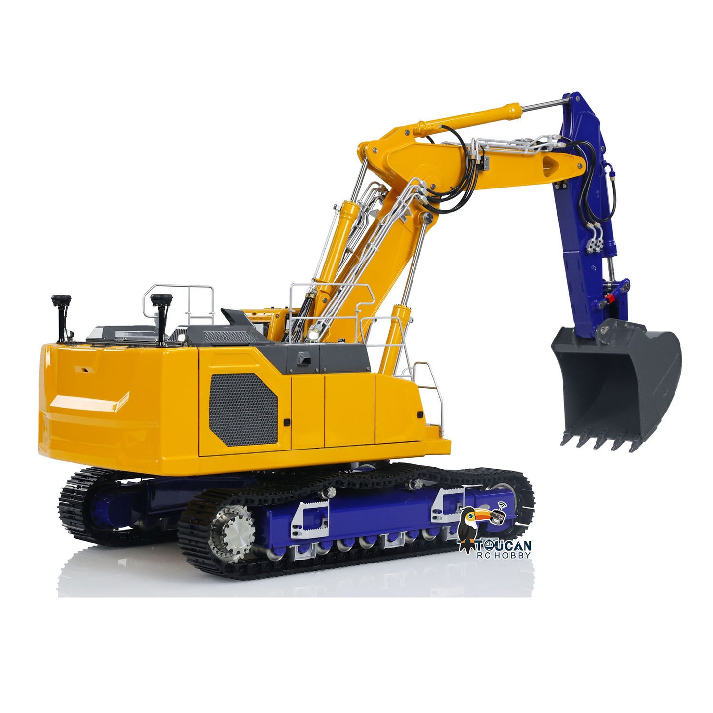 LESU 1/14 3-bras Aoue-LR945 RC Pelle hydraulique PNP Modèle Système d'éclairage