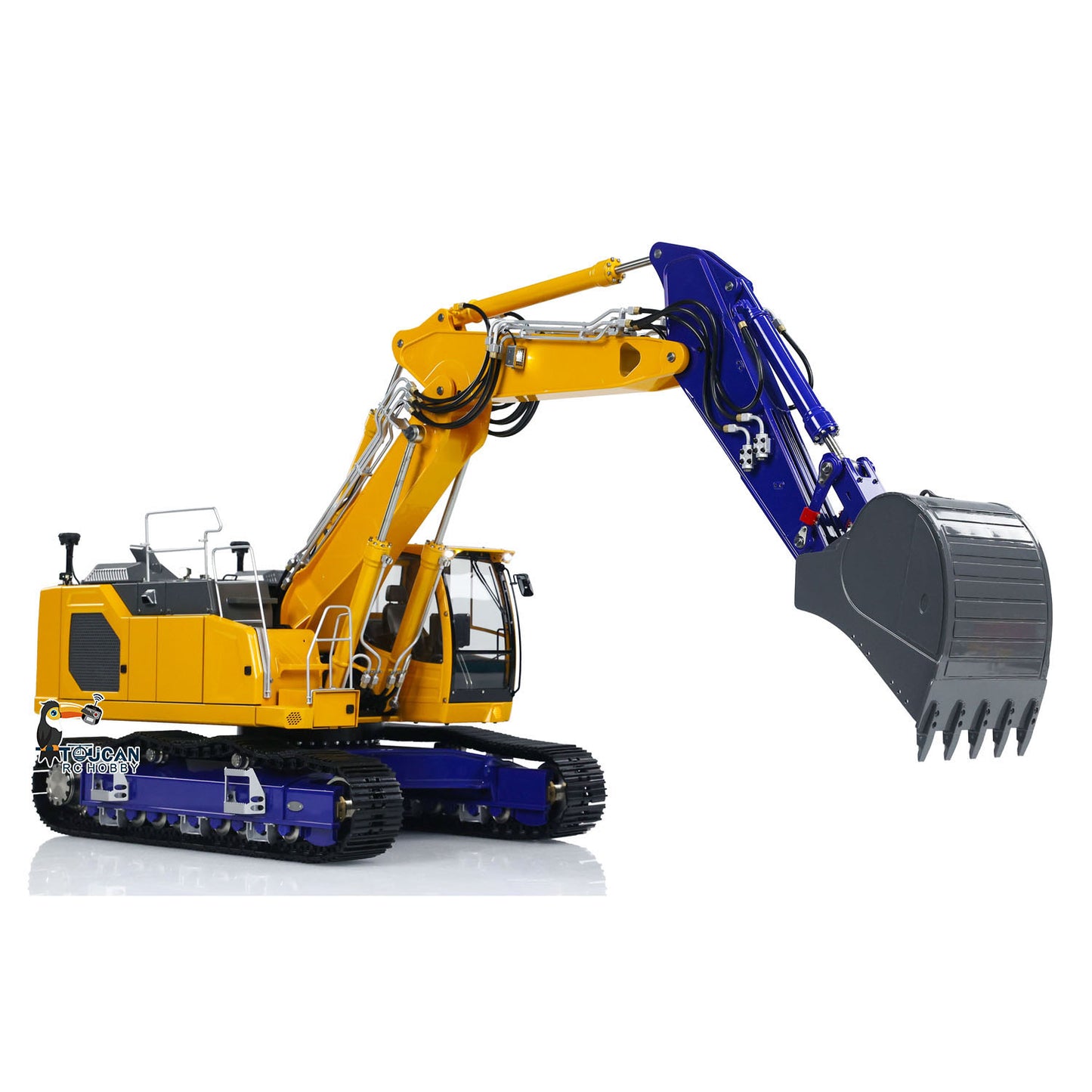 LESU 1/14 3-bras Aoue-LR945 RC Pelle hydraulique PNP Modèle Système d'éclairage