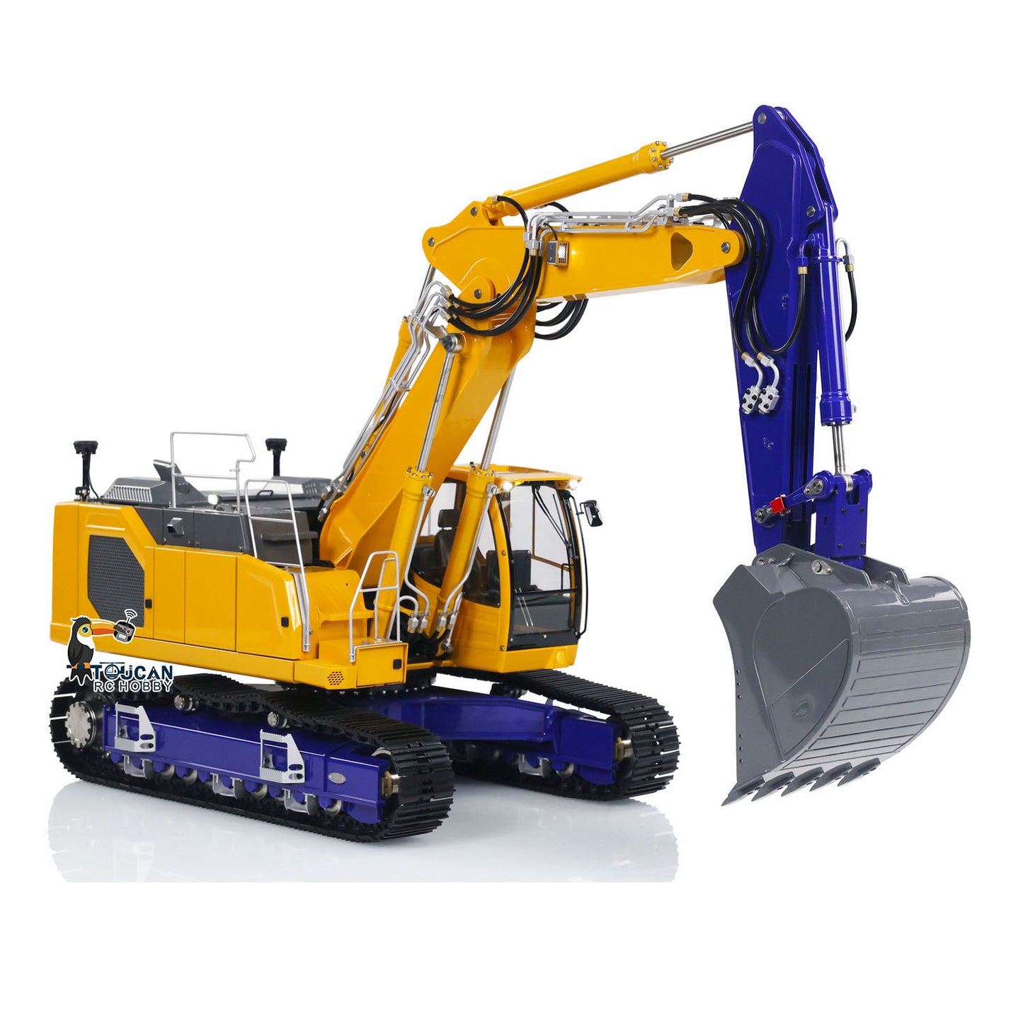 1/14 LESU RC Hydraulic Diggers LR945 3 Arms RTR Remote Control Excavator Model