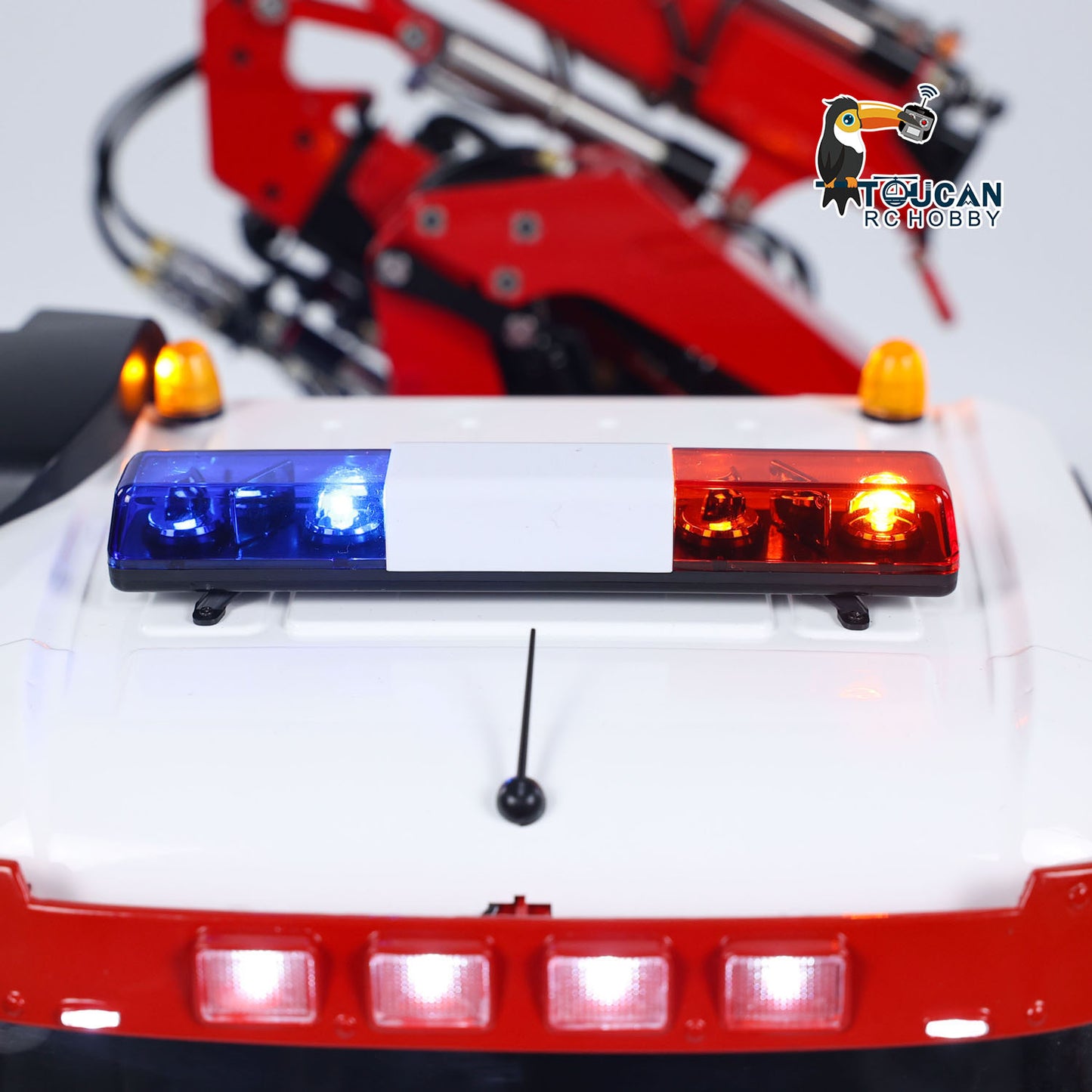 LESU 8x8 1/14 RC Camion tracteur à grue hydraulique avec bras de flèche