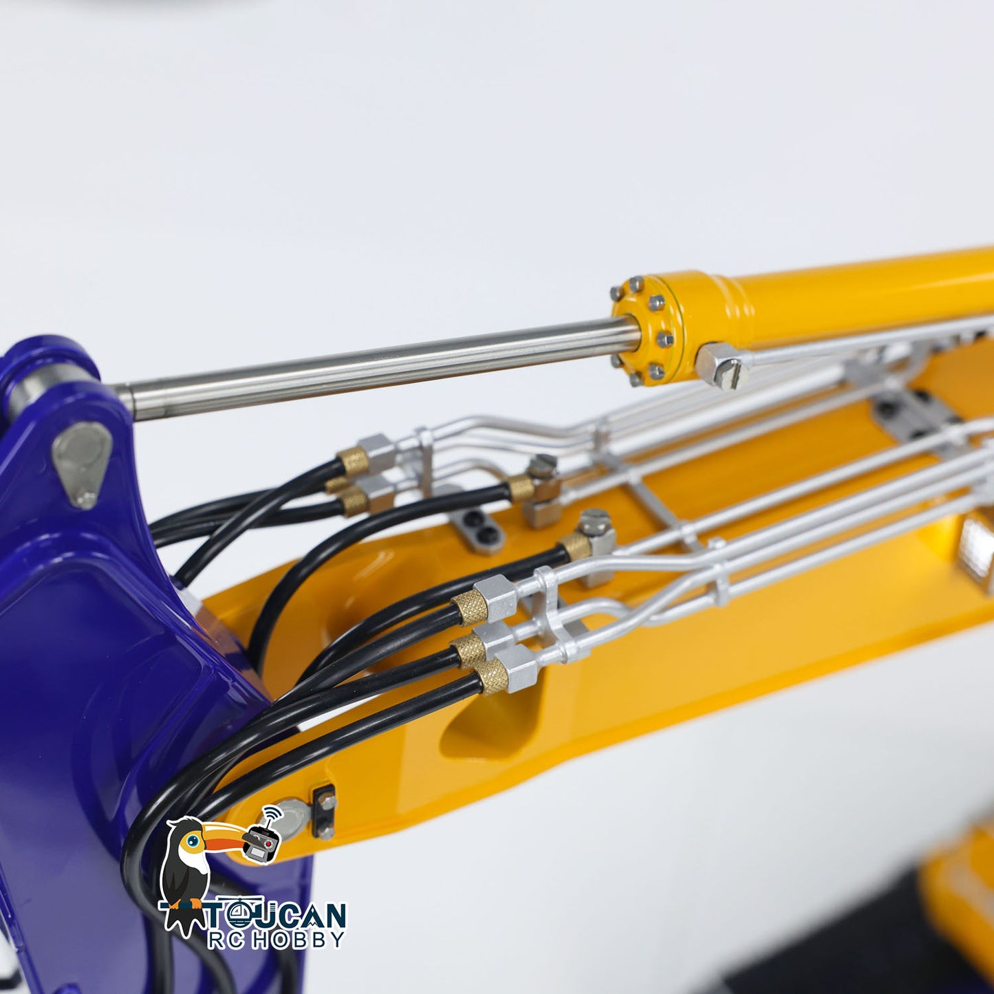 LESU 1/14 3-bras Aoue-LR945 RC Pelle hydraulique PNP Modèle Système d'éclairage